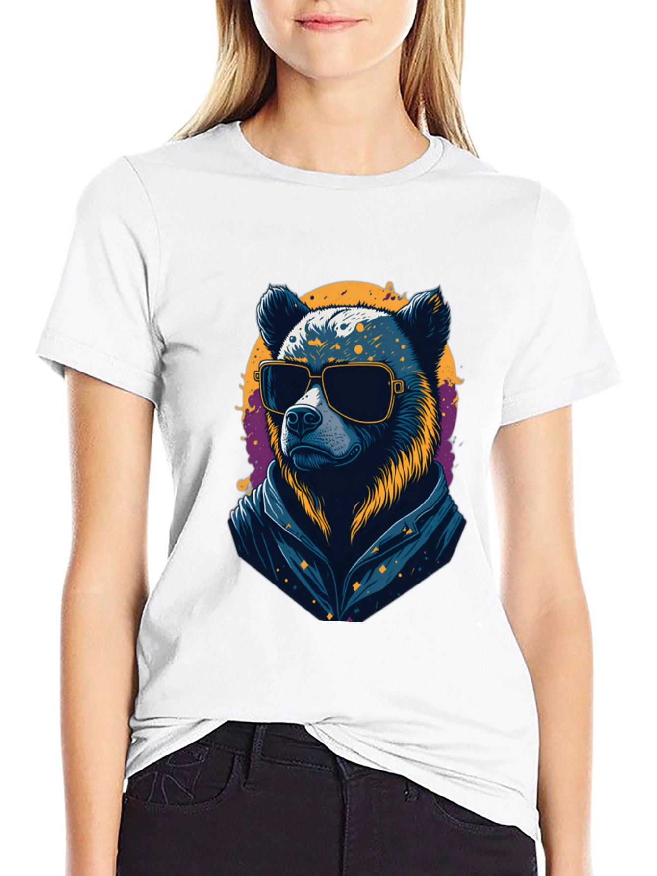 Cool Bear Graphic Tee - Mens Black T-Shirt