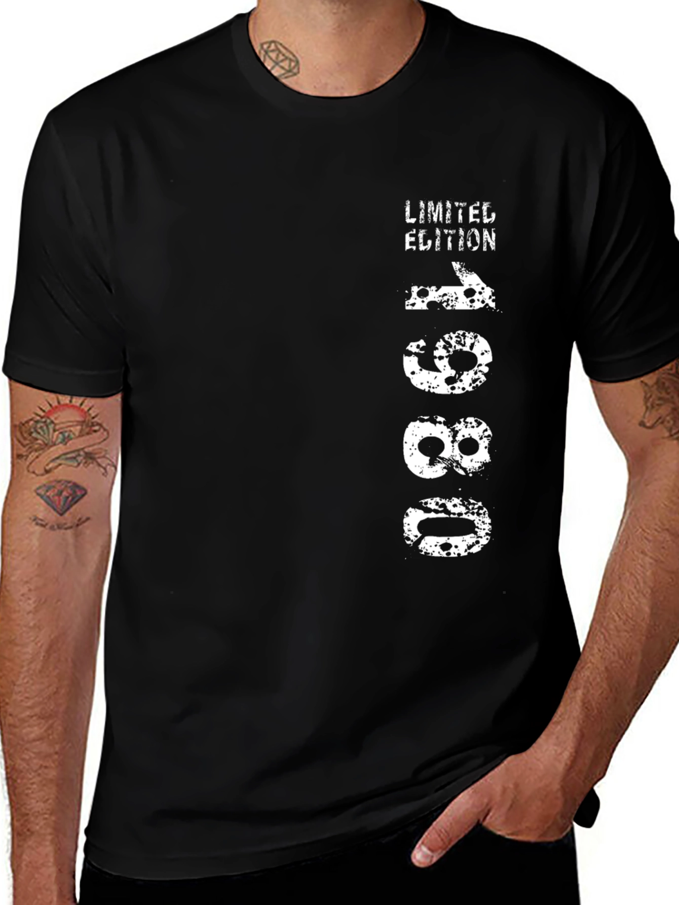 Limited Edition 1980 Black Graphic Tee