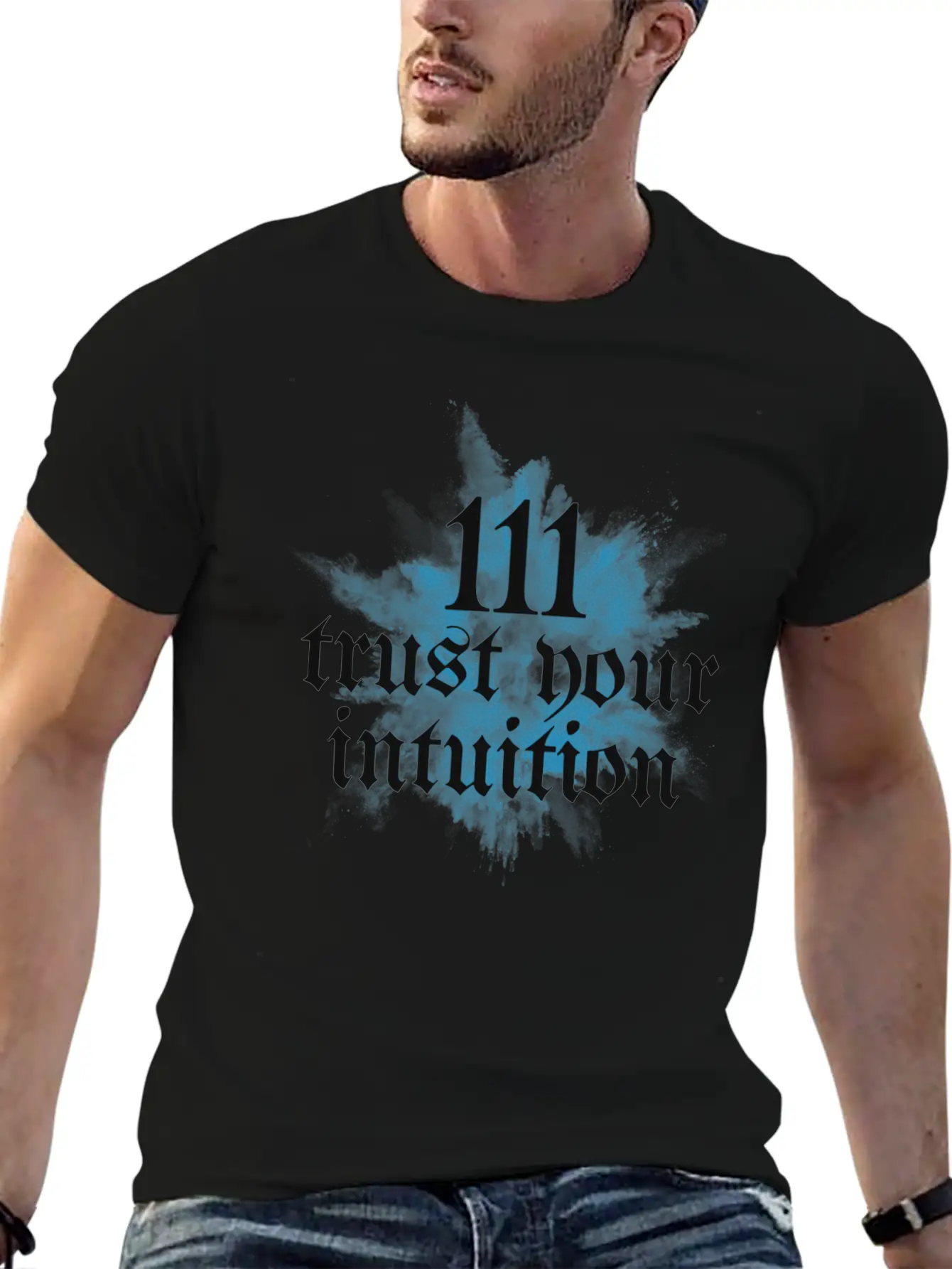111 Trust Your Intuition Angel Number Mindful Breathable Soft Cotton T-Shirt – Timeless Casual Look