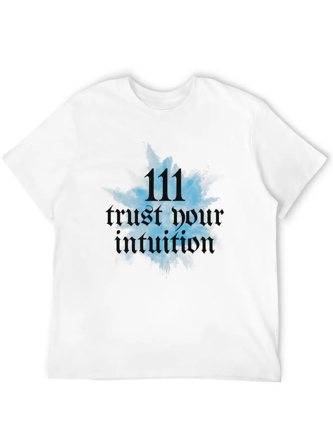 111 Trust Your Intuition Angel Number Mindful Breathable Soft Cotton T-Shirt – Timeless Casual Look