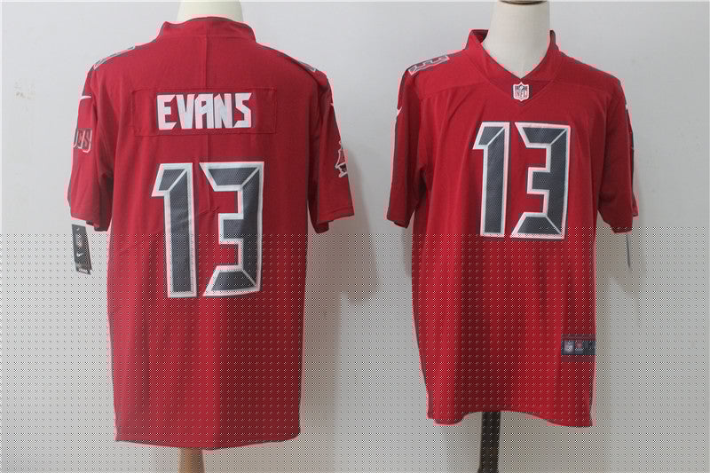 Men's Tampa Bay Buccaneers Mike Evans #13 Red Alternate Game Jerseys
