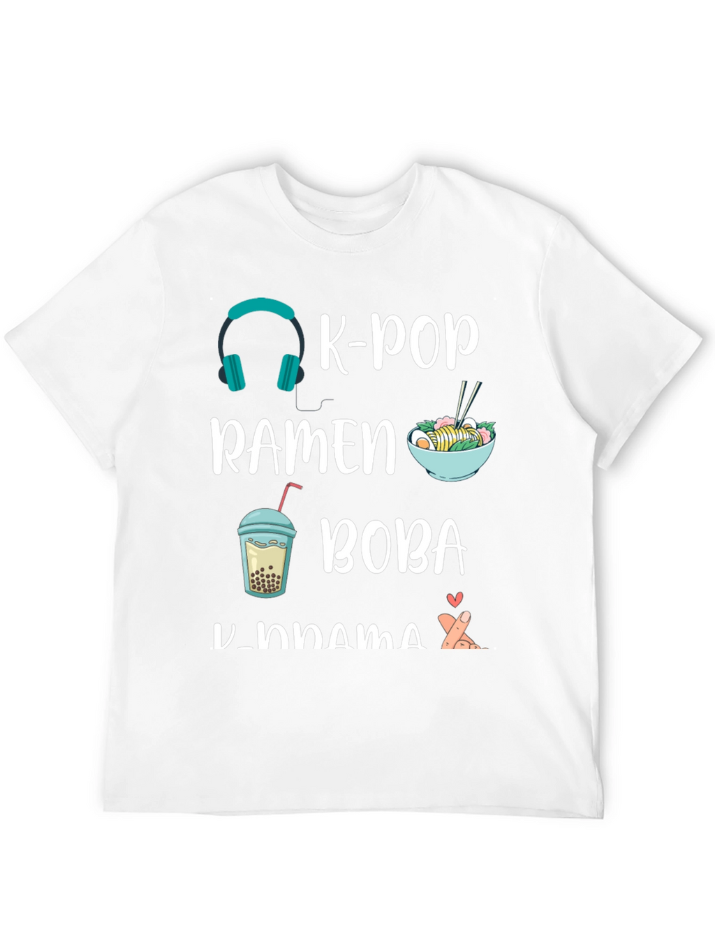 K-Pop Ramen Boba K-Drama T-Shirt