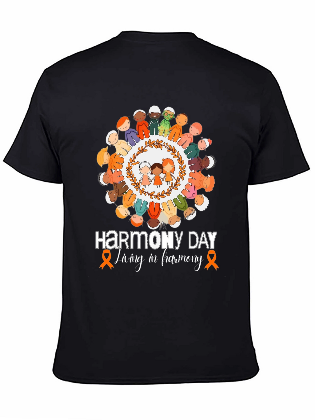 Harmony Day T-Shirt: Living in Harmony Tee