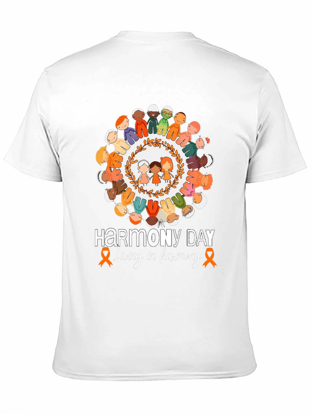 Harmony Day T-Shirt: Living in Harmony Tee
