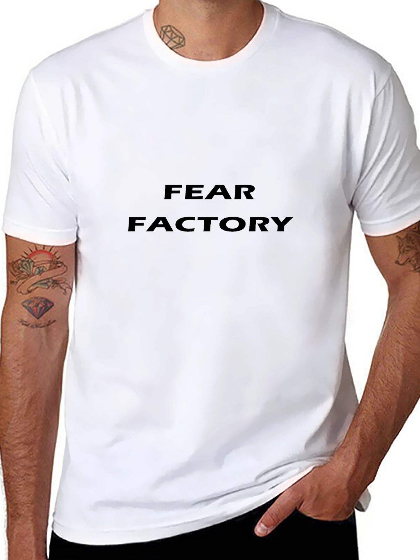 Fear Factory Black T-Shirt - Metal Band Tee
