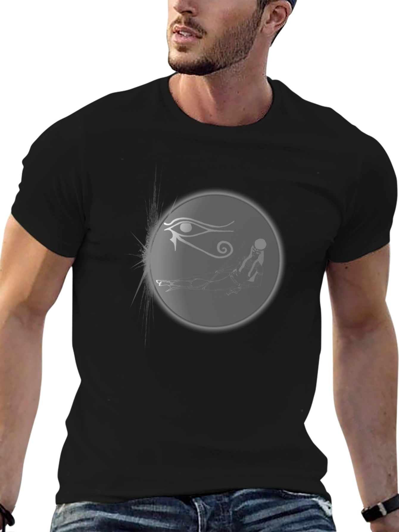 Egyptian Art T-Shirt - Eye of Horus Graphic Tee