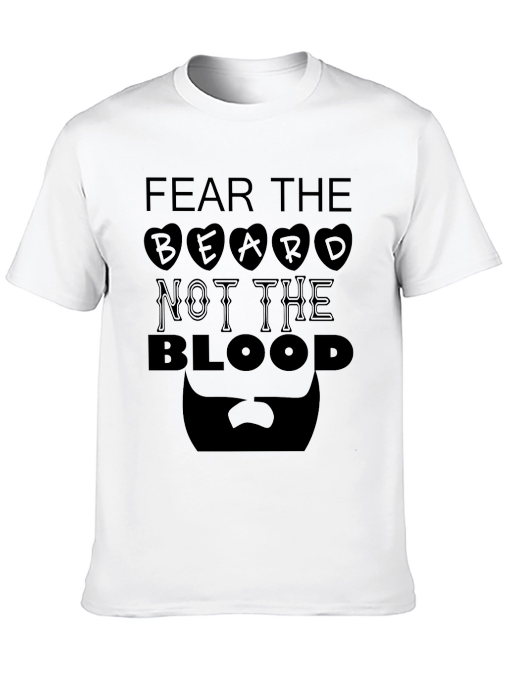 Fear The Beard Graphic T-Shirt - Mens