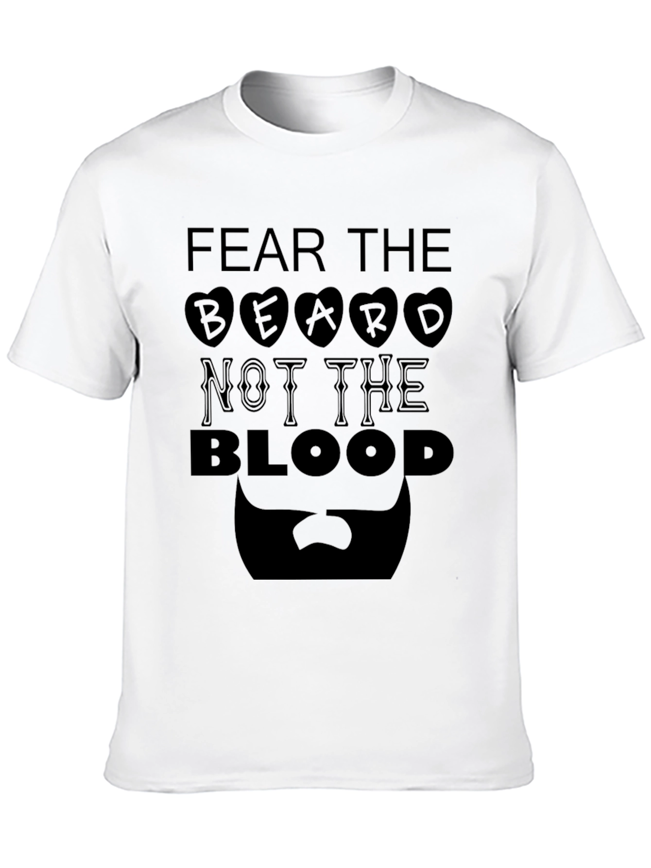 Fear The Beard Graphic T-Shirt - Mens