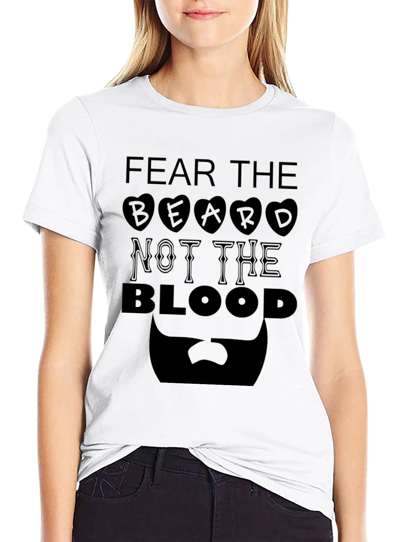 Fear The Beard Graphic T-Shirt - Mens