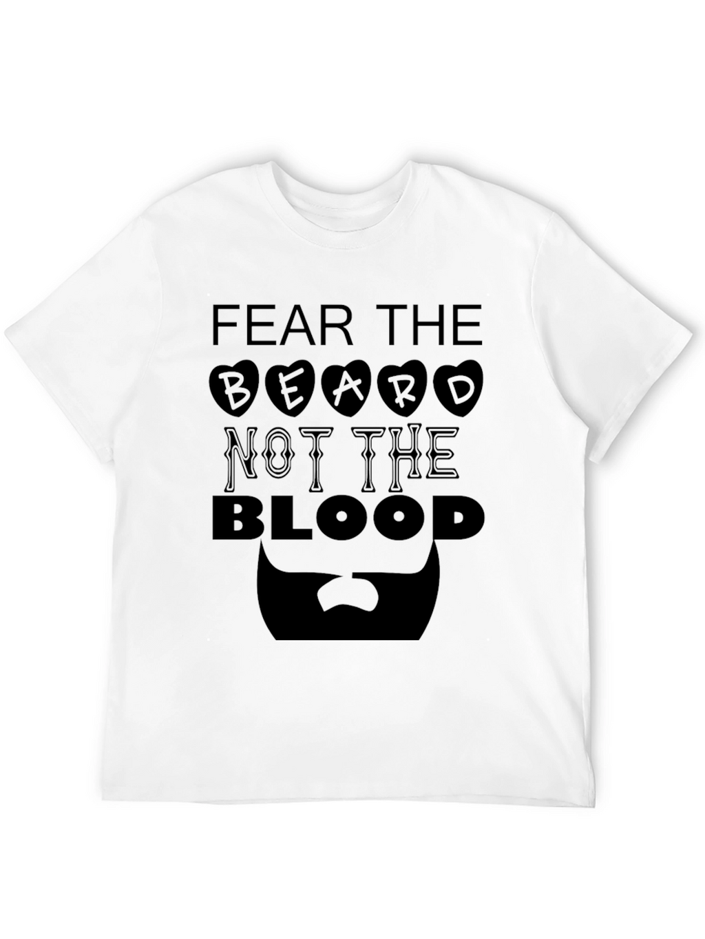 Fear The Beard Graphic T-Shirt - Mens