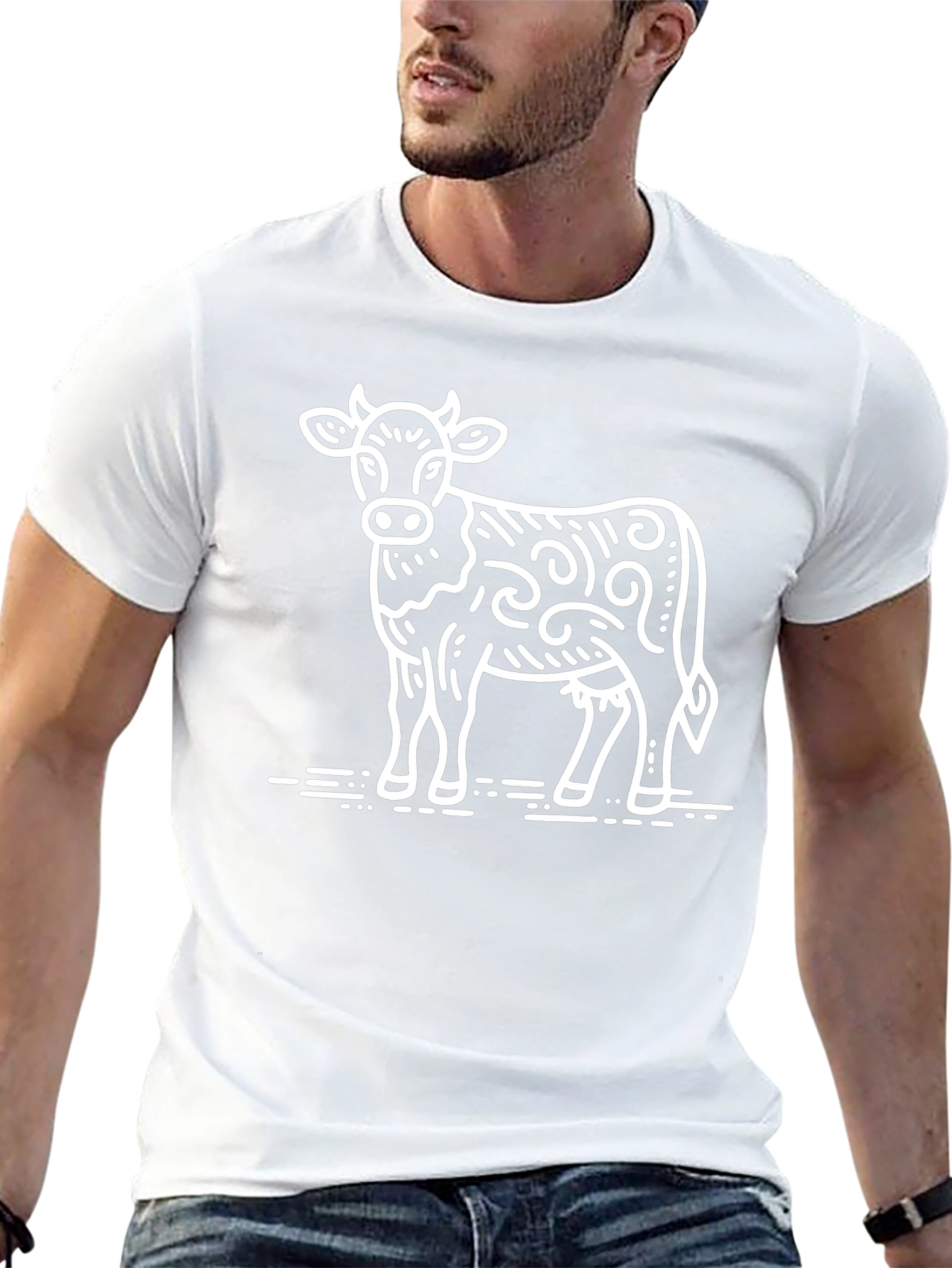 Cow Graphic T-Shirt - Stylish & Comfortable