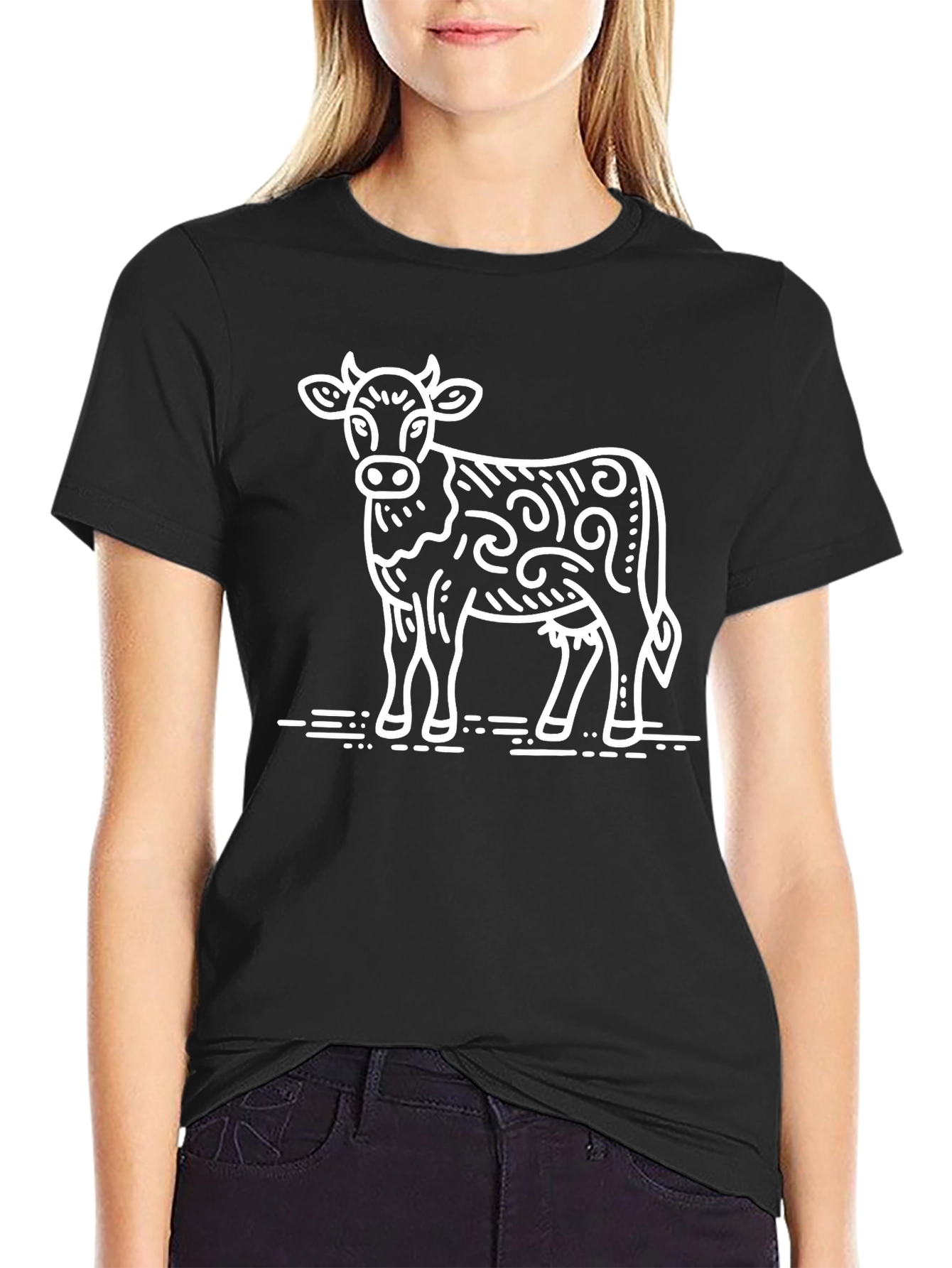 Cow Graphic T-Shirt - Stylish & Comfortable