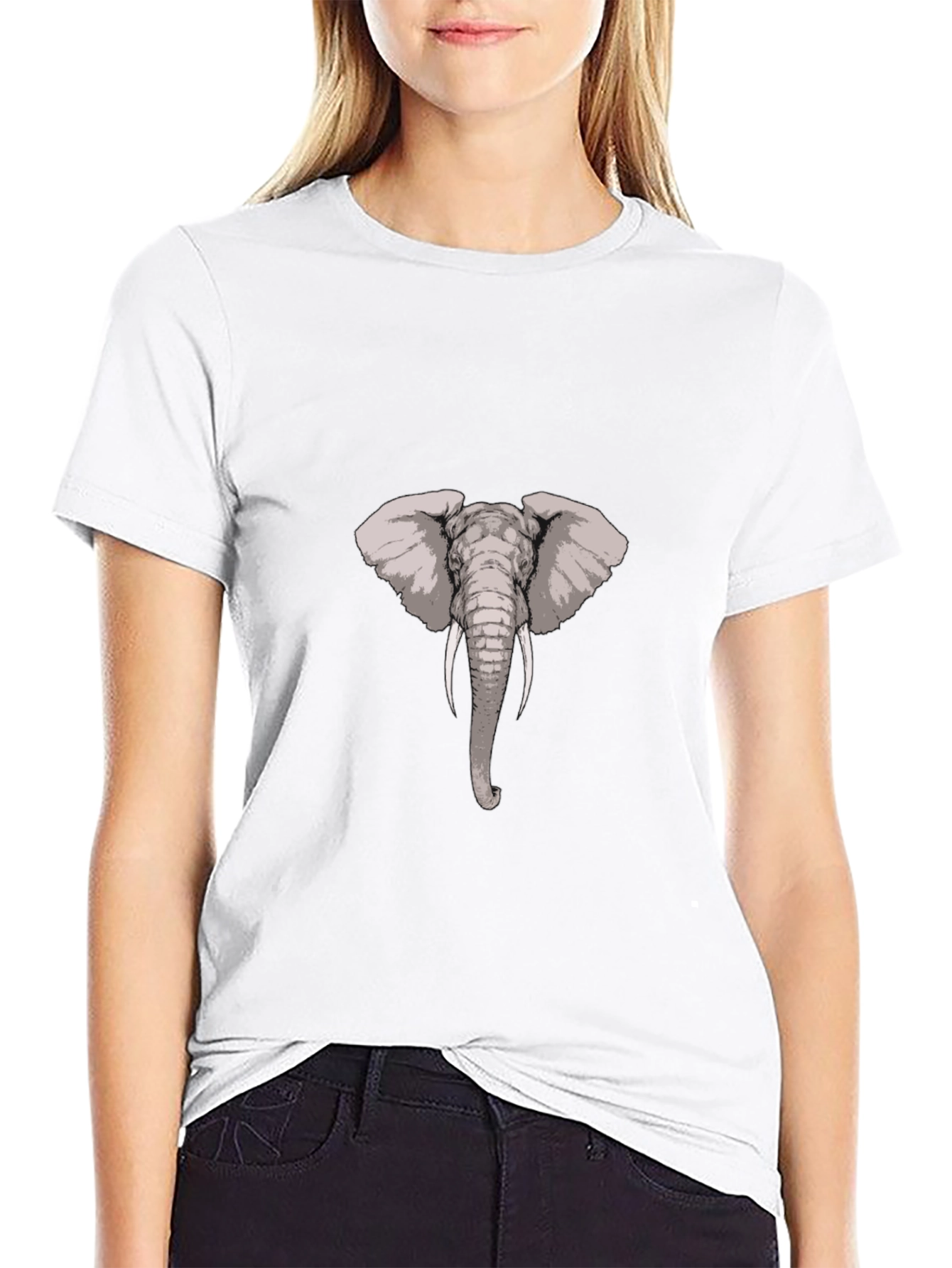 Elephant Graphic T-Shirt - Stylish Mens Tee