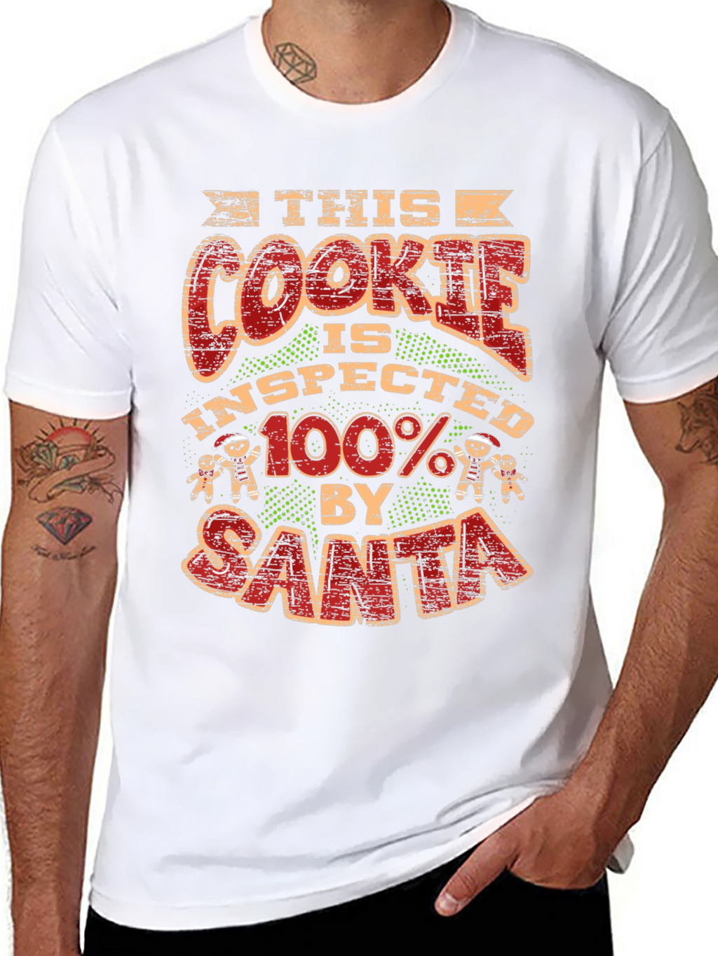 This Cookie Inspected by Santa T-Shirt