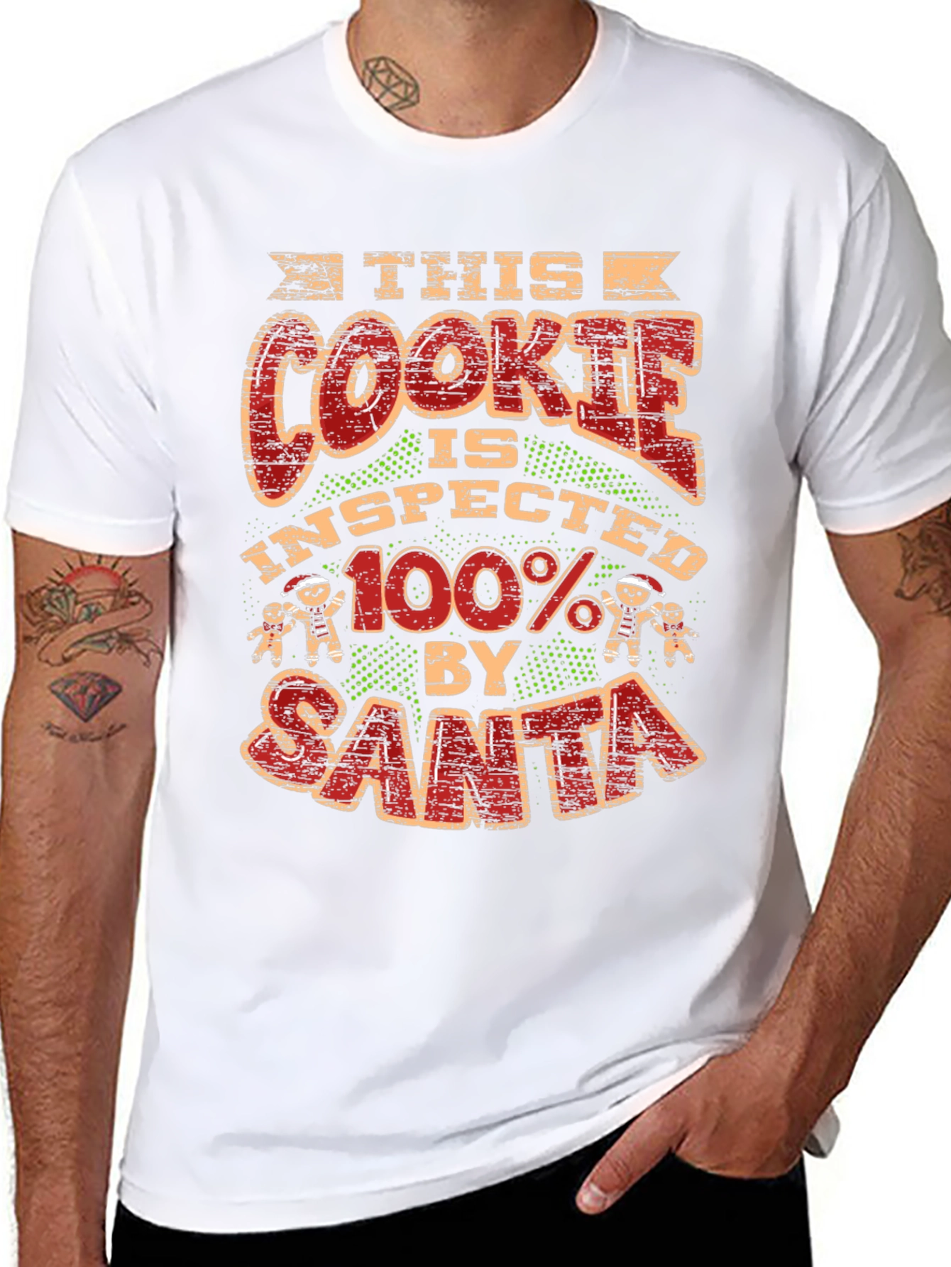 This Cookie Inspected by Santa T-Shirt