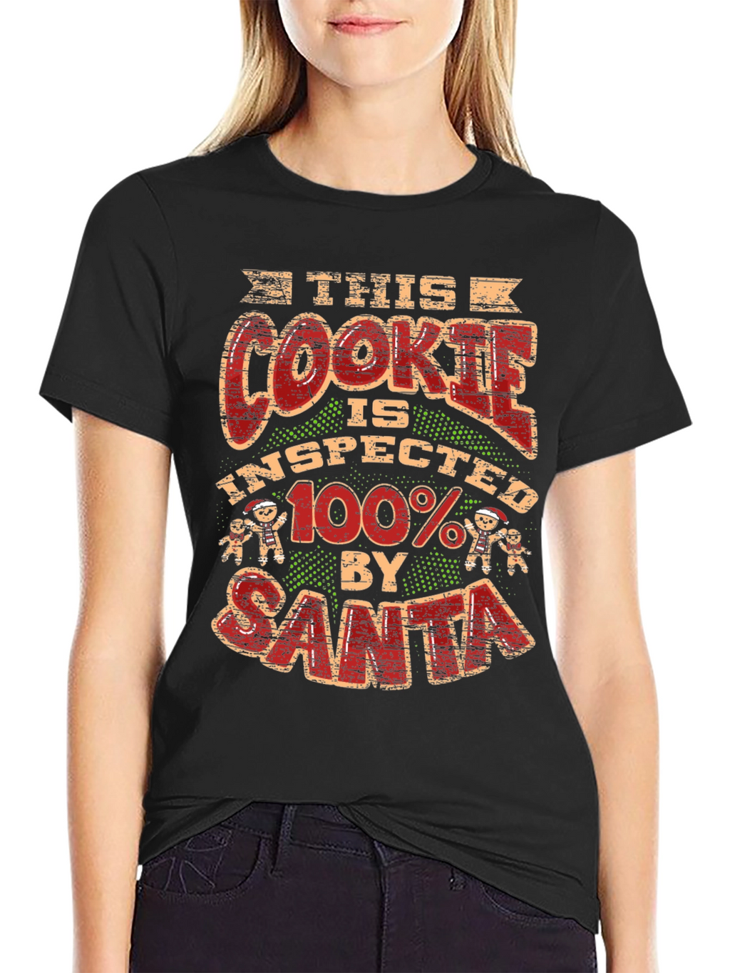 This Cookie Inspected by Santa T-Shirt