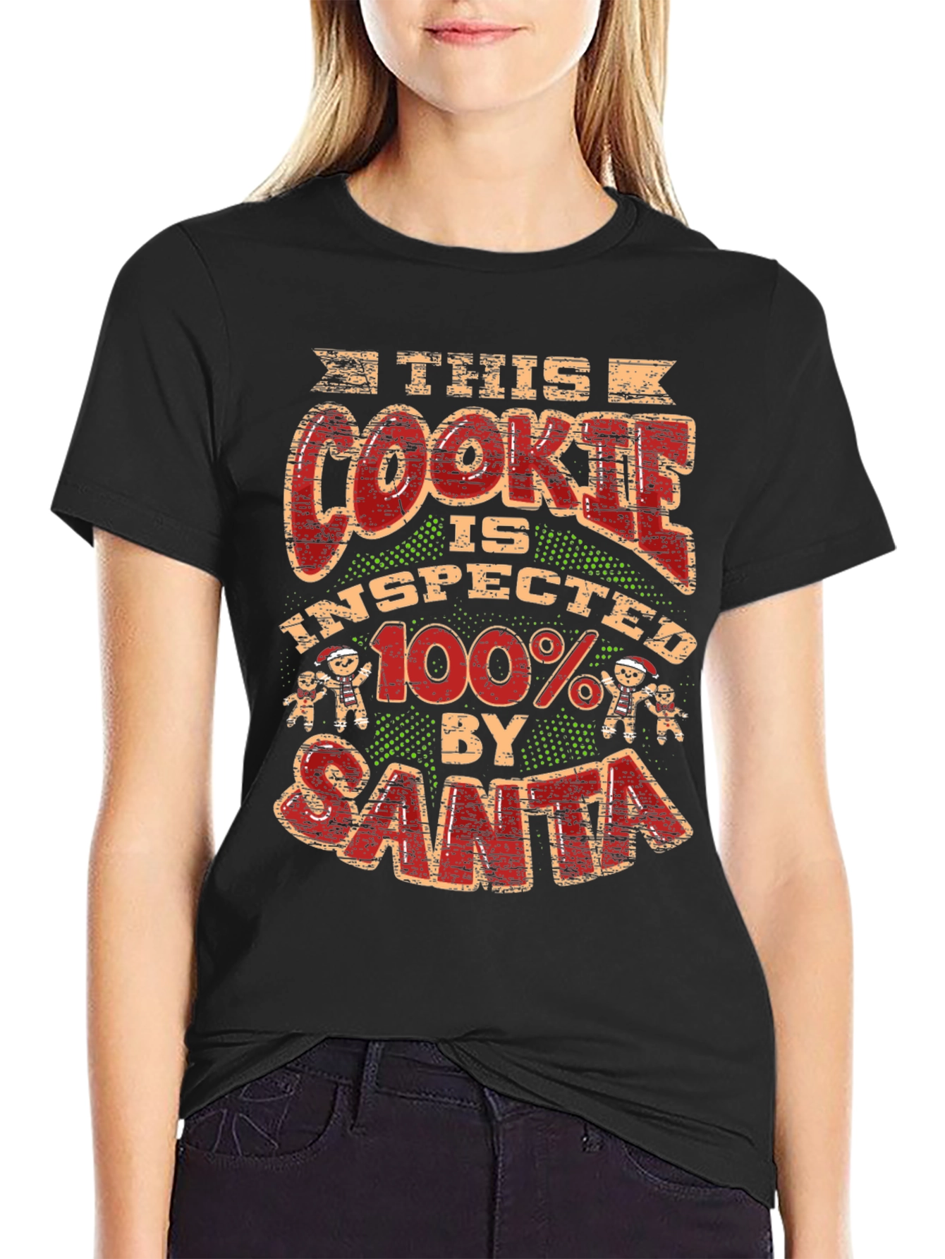 This Cookie Inspected by Santa T-Shirt