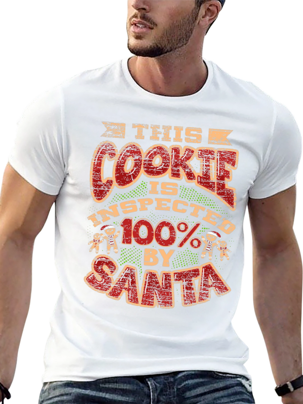 This Cookie Inspected by Santa T-Shirt