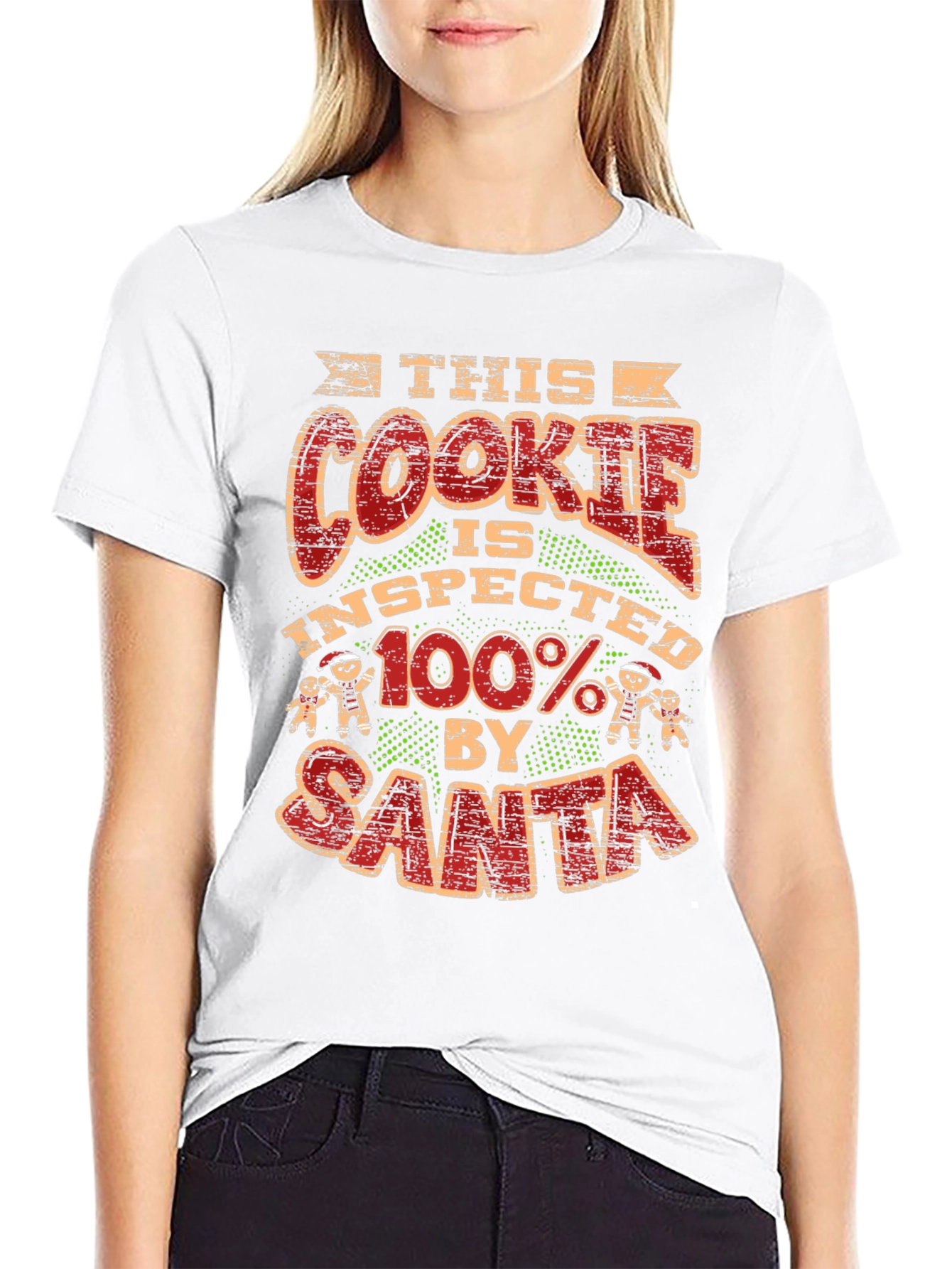 This Cookie Inspected by Santa T-Shirt