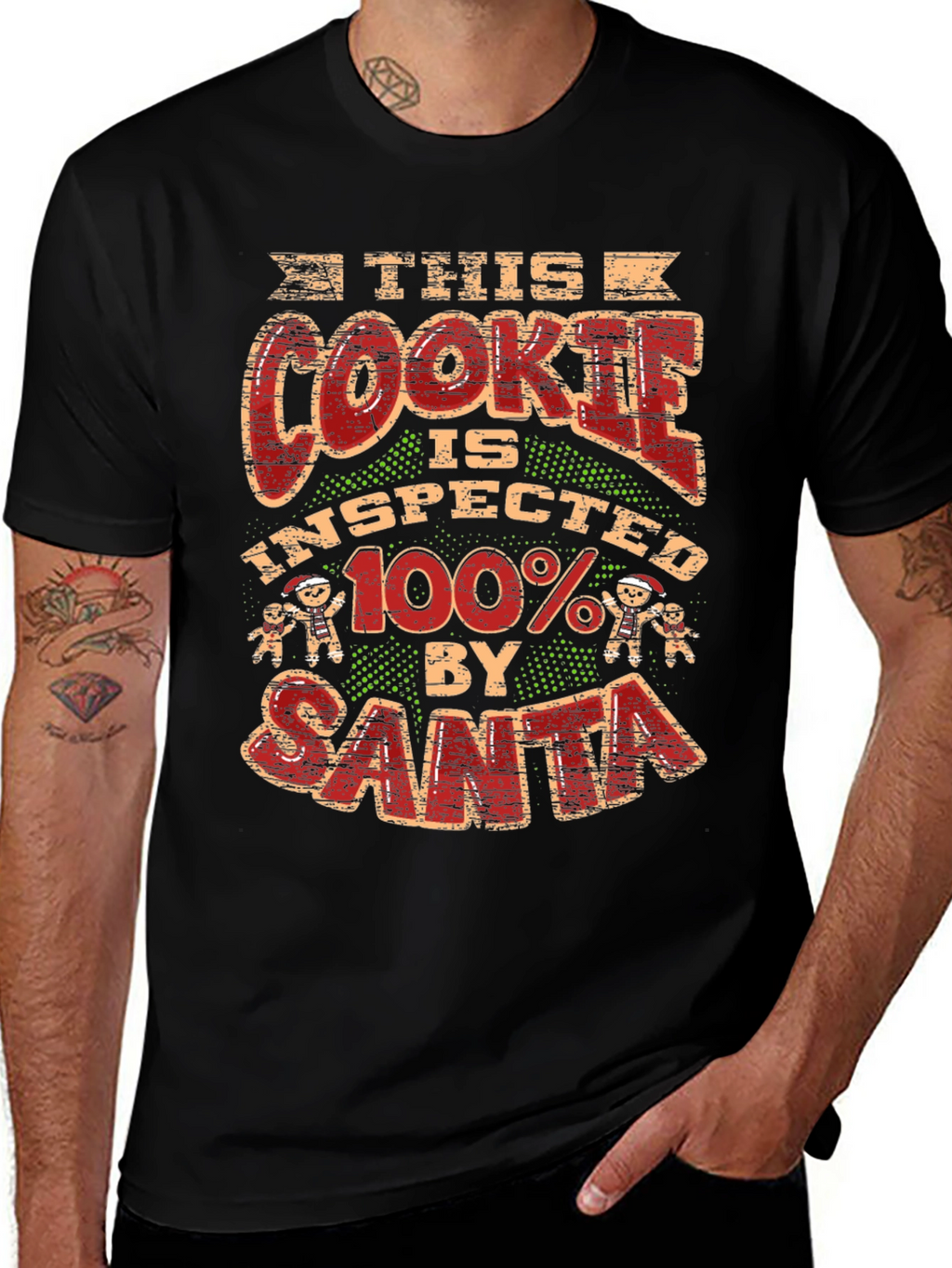 This Cookie Inspected by Santa T-Shirt