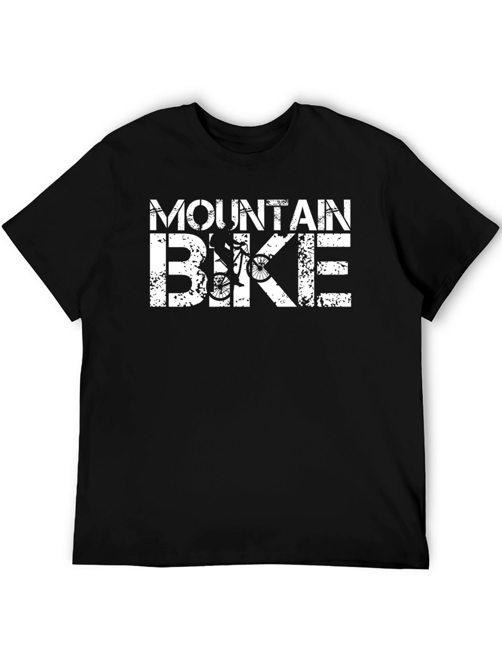 Mountain Bike Graphic Tee - Black Casual Shirt