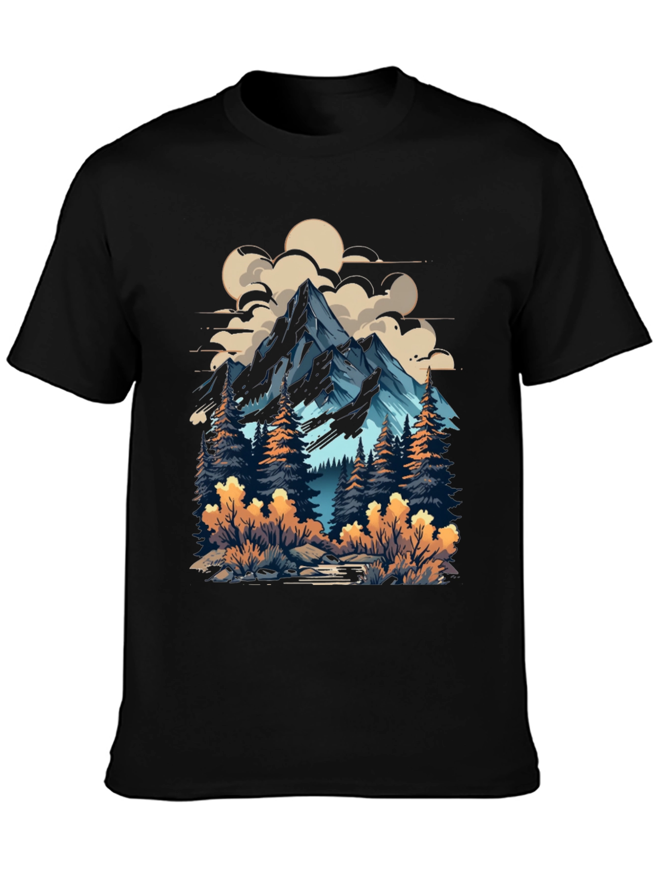 Mountain Adventure Graphic Tee - Nature Inspired Design