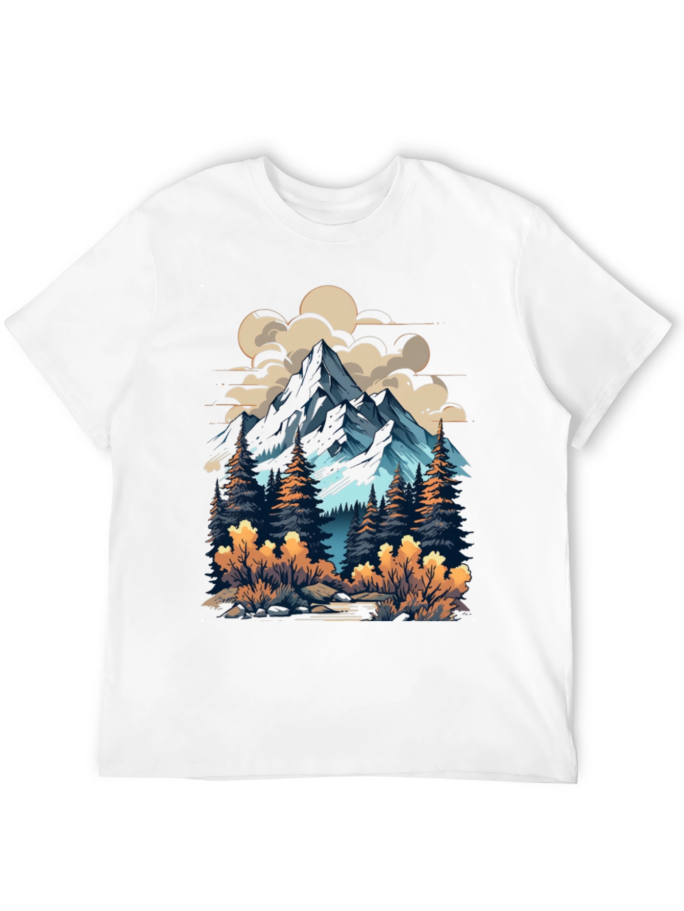 Mountain Adventure Graphic Tee - Nature Inspired Design