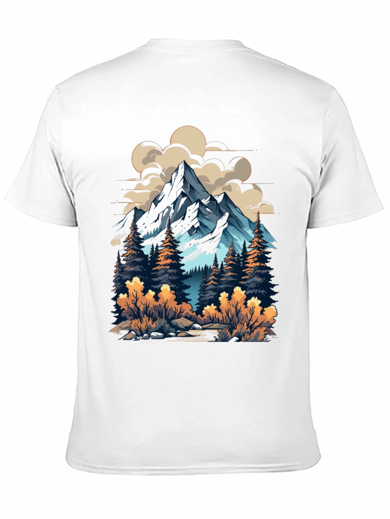 Mountain Adventure Graphic Tee - Nature Inspired Design