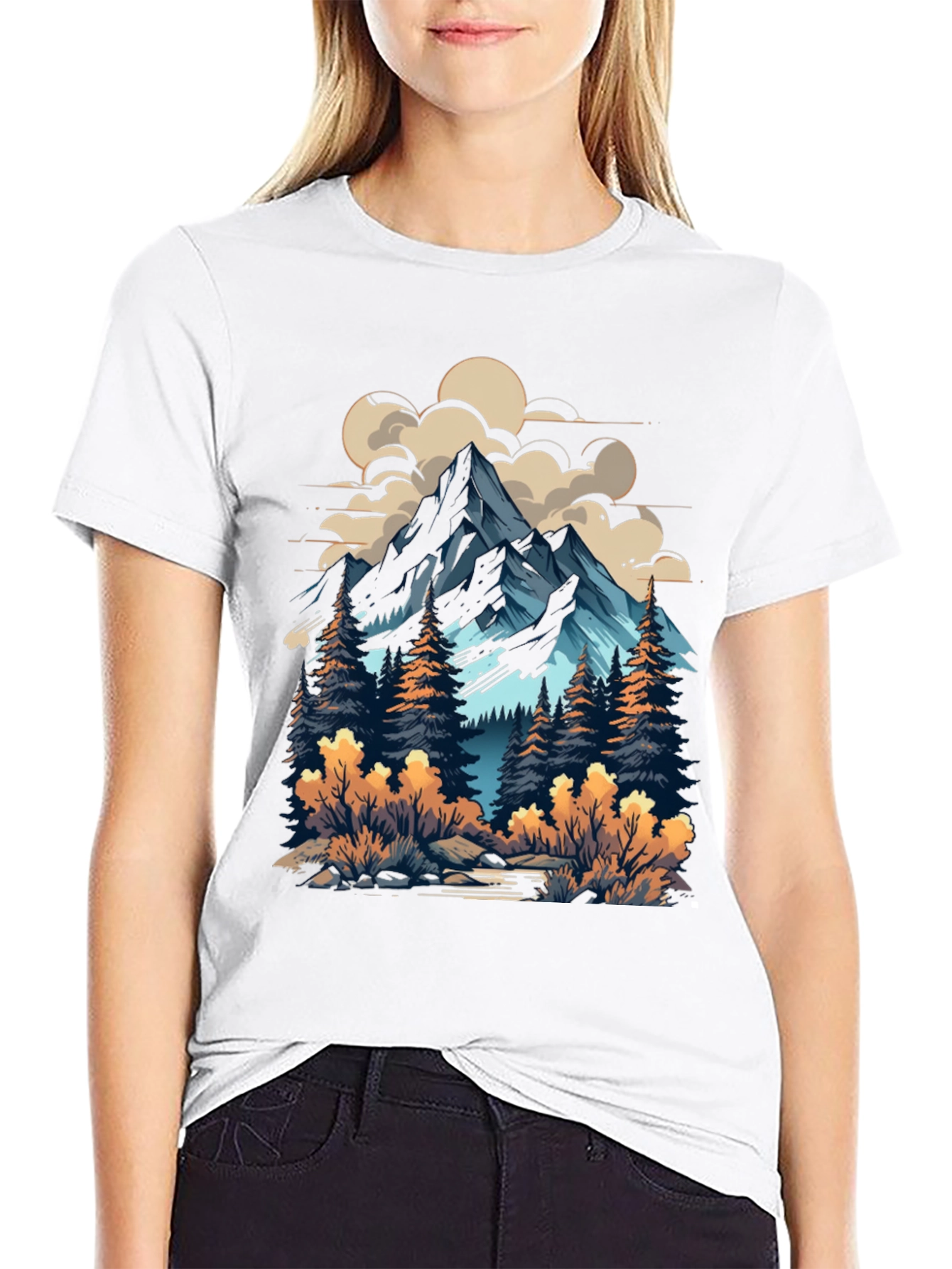 Mountain Adventure Graphic Tee - Nature Inspired Design