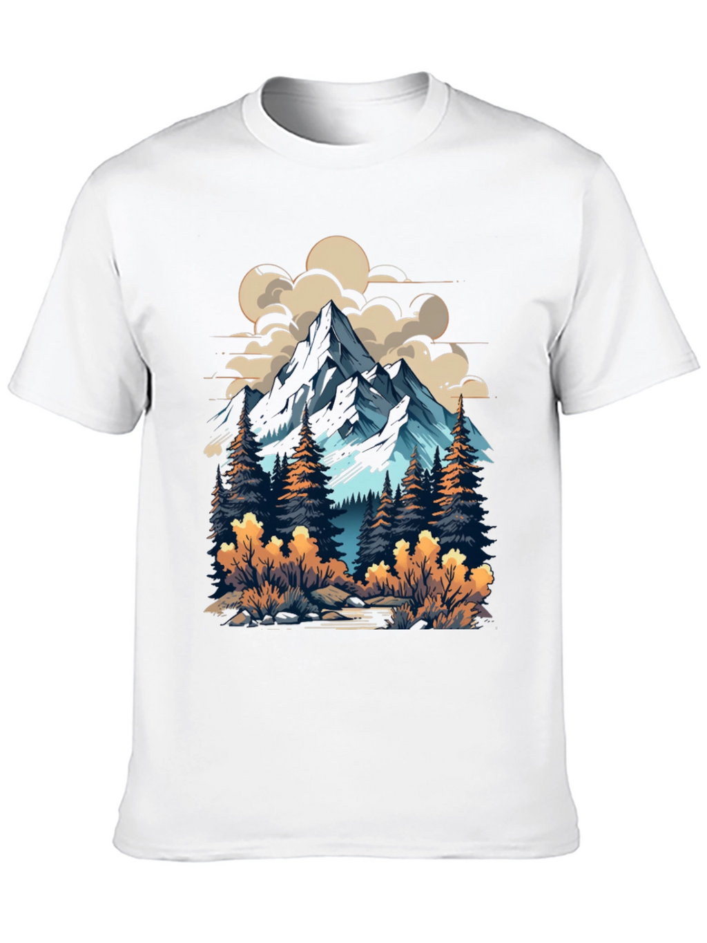Mountain Adventure Graphic Tee - Nature Inspired Design