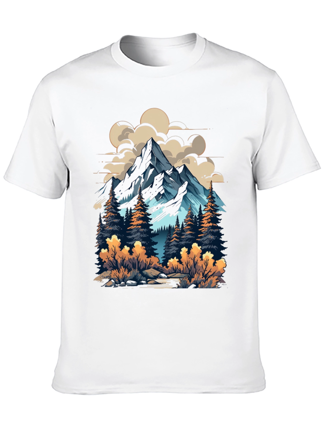 Mountain Adventure Graphic Tee - Nature Inspired Design