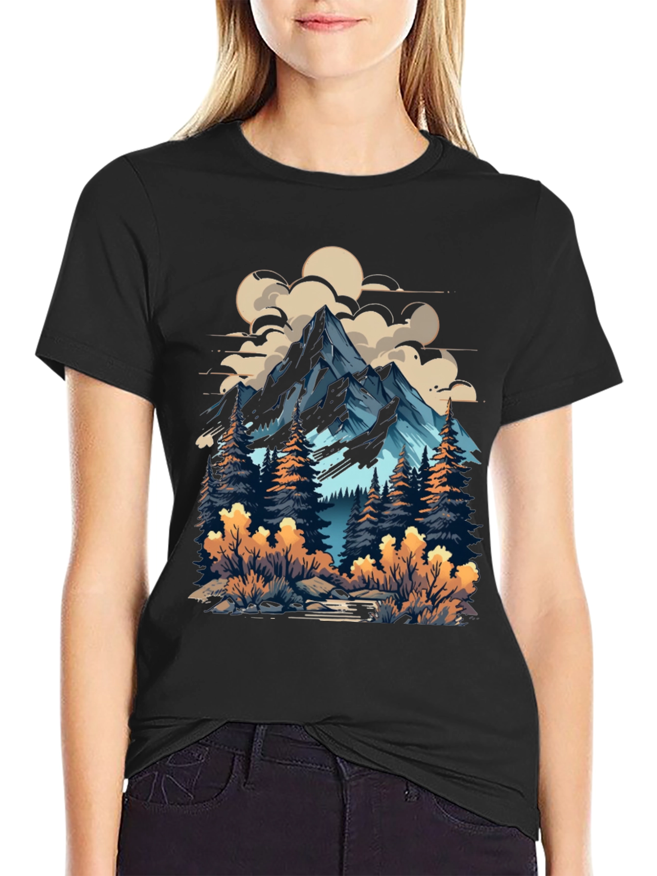 Mountain Adventure Graphic Tee - Nature Inspired Design