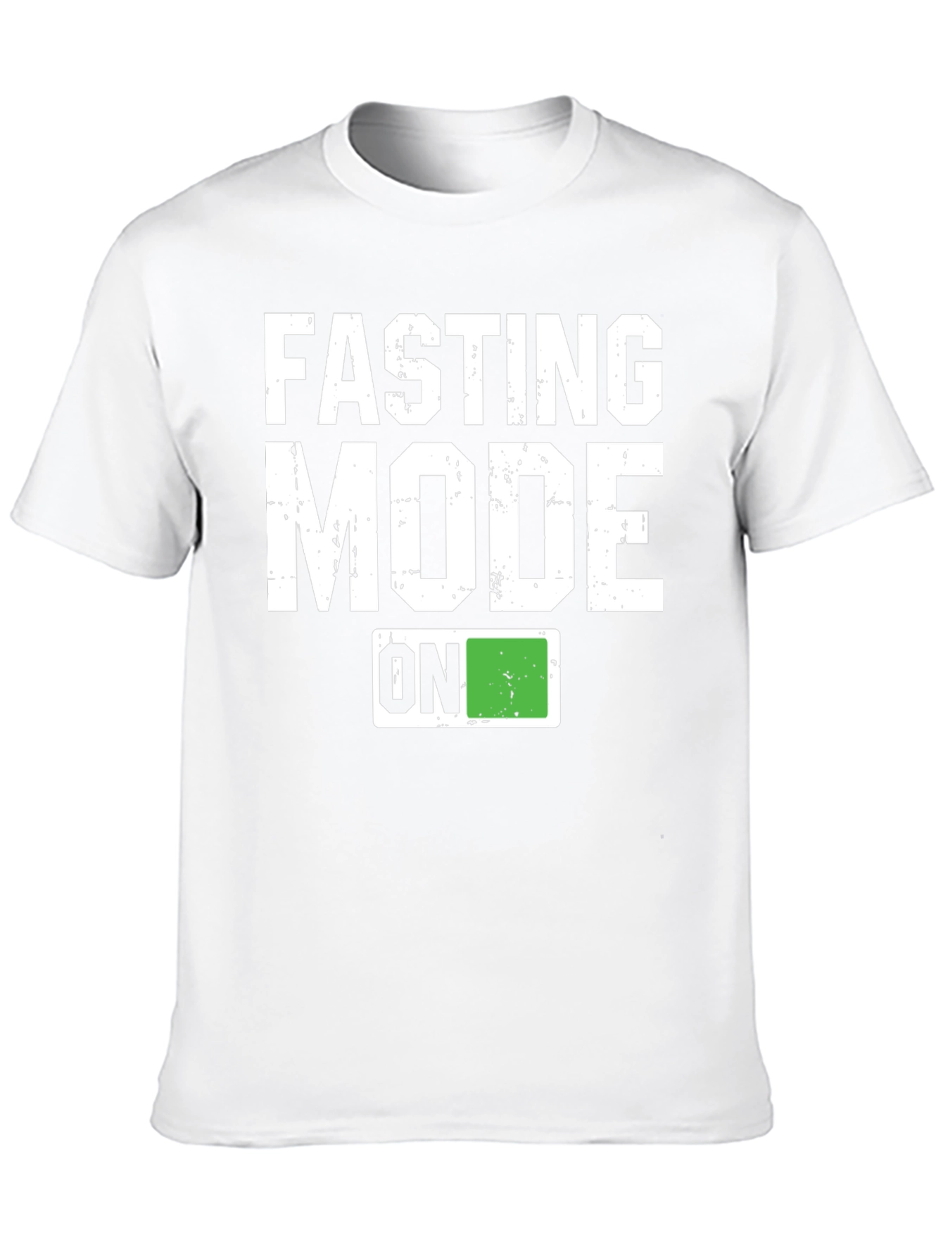 Fasting Mode On Graphic Tee - Black
