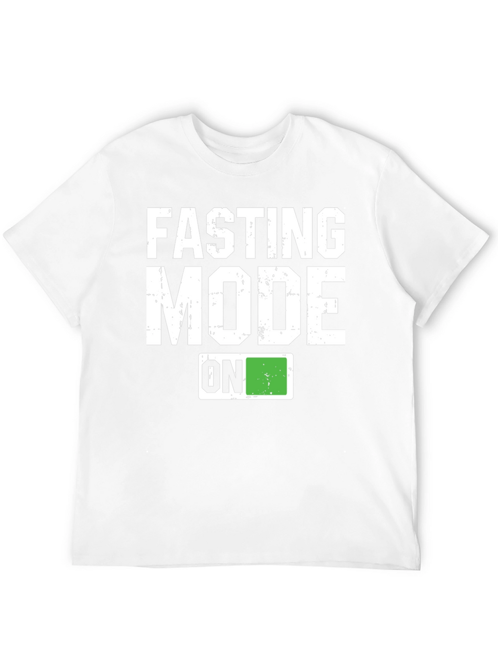 Fasting Mode On Graphic Tee - Black