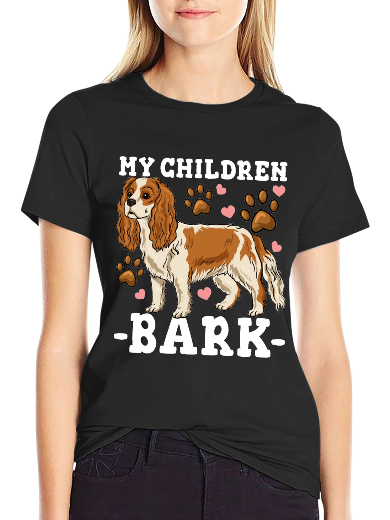 My Children Bark T-Shirt - Cavalier King Charles Spaniel Tee