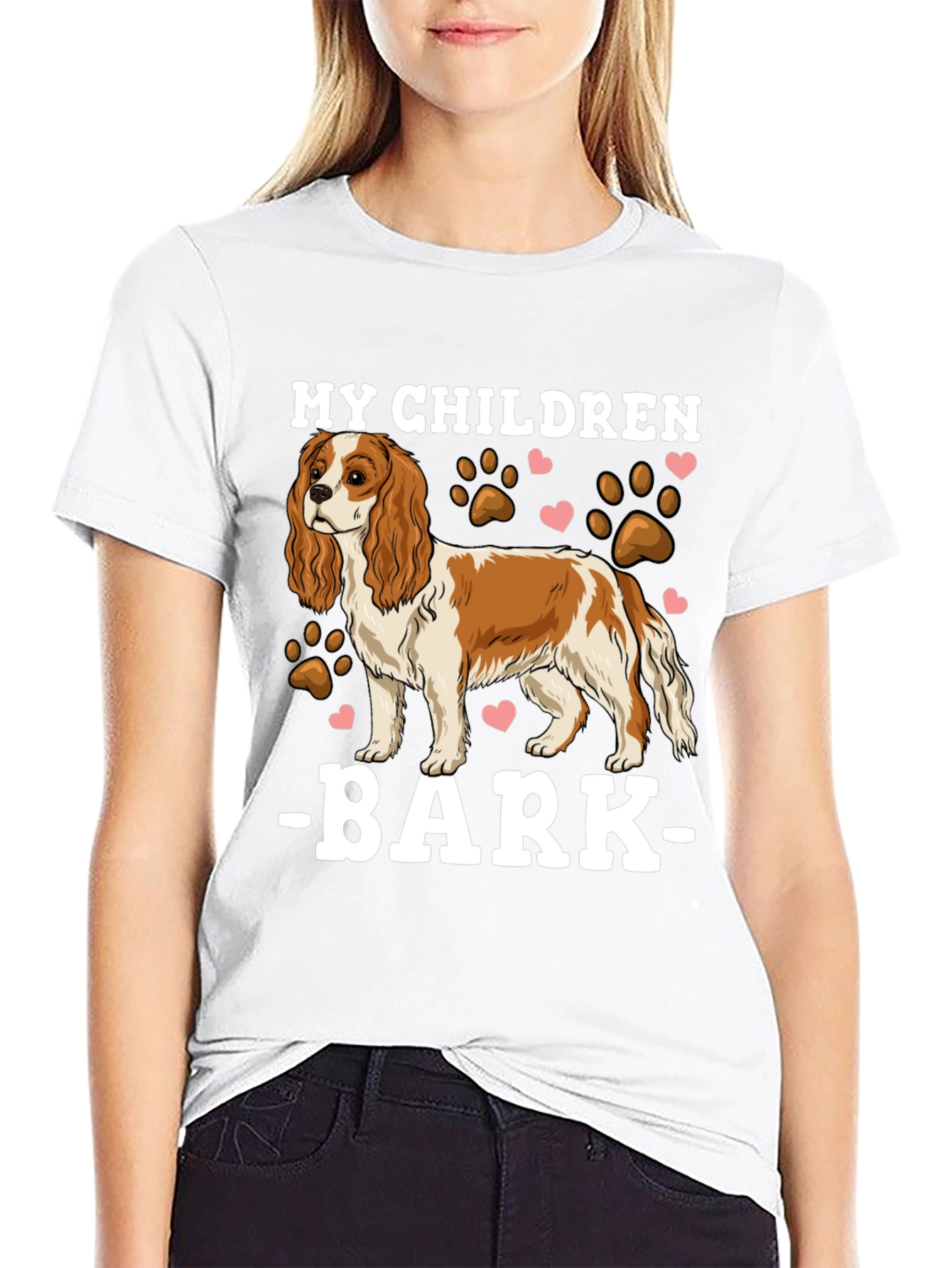 My Children Bark T-Shirt - Cavalier King Charles Spaniel Tee
