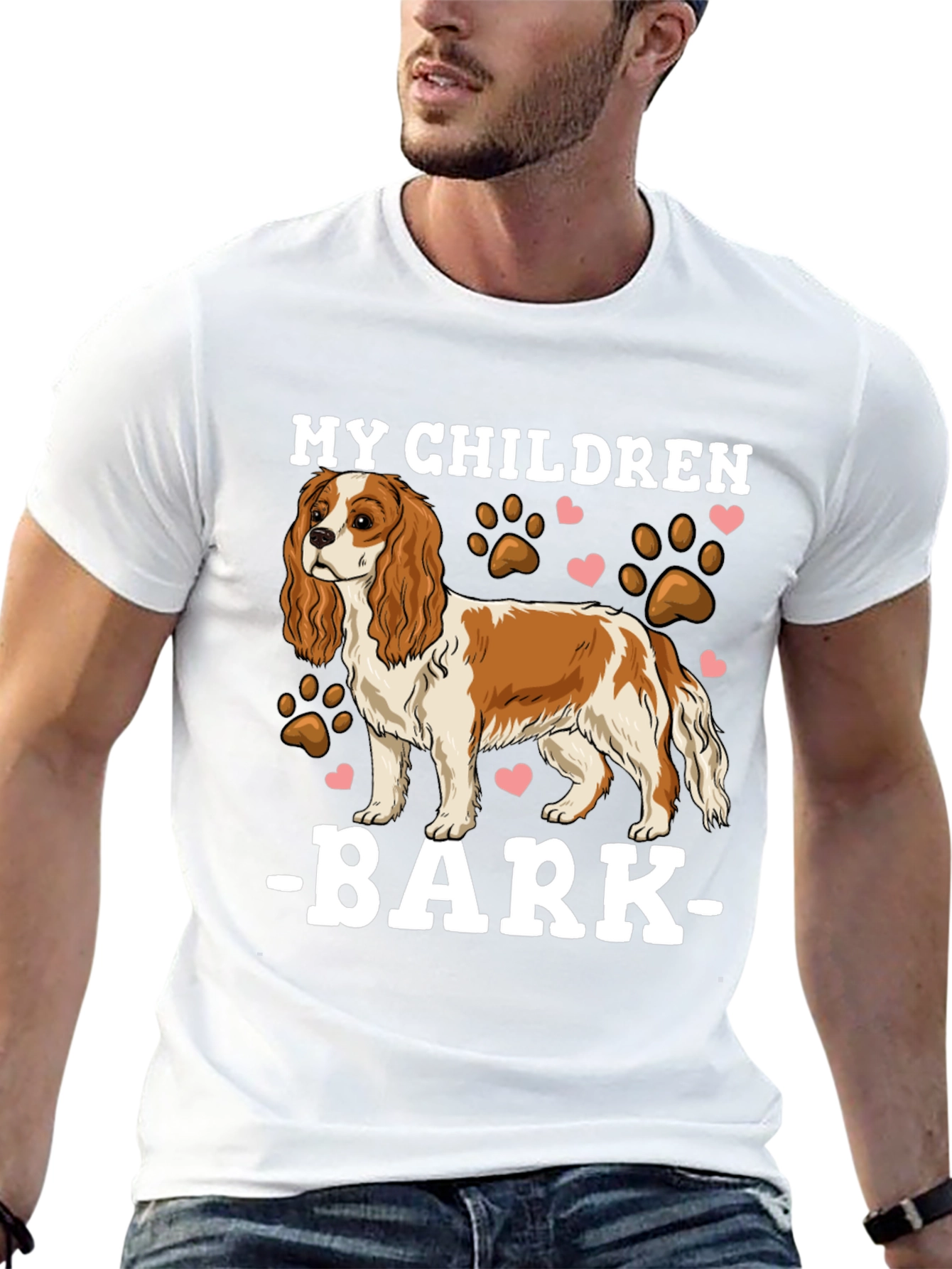 My Children Bark T-Shirt - Cavalier King Charles Spaniel Tee