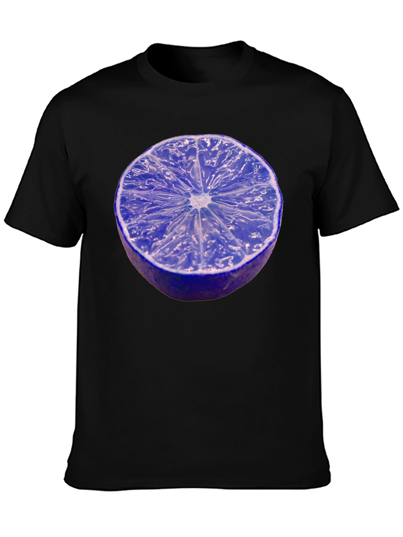 Blue Lemon Graphic Tee - Stylish Fruit Shirt