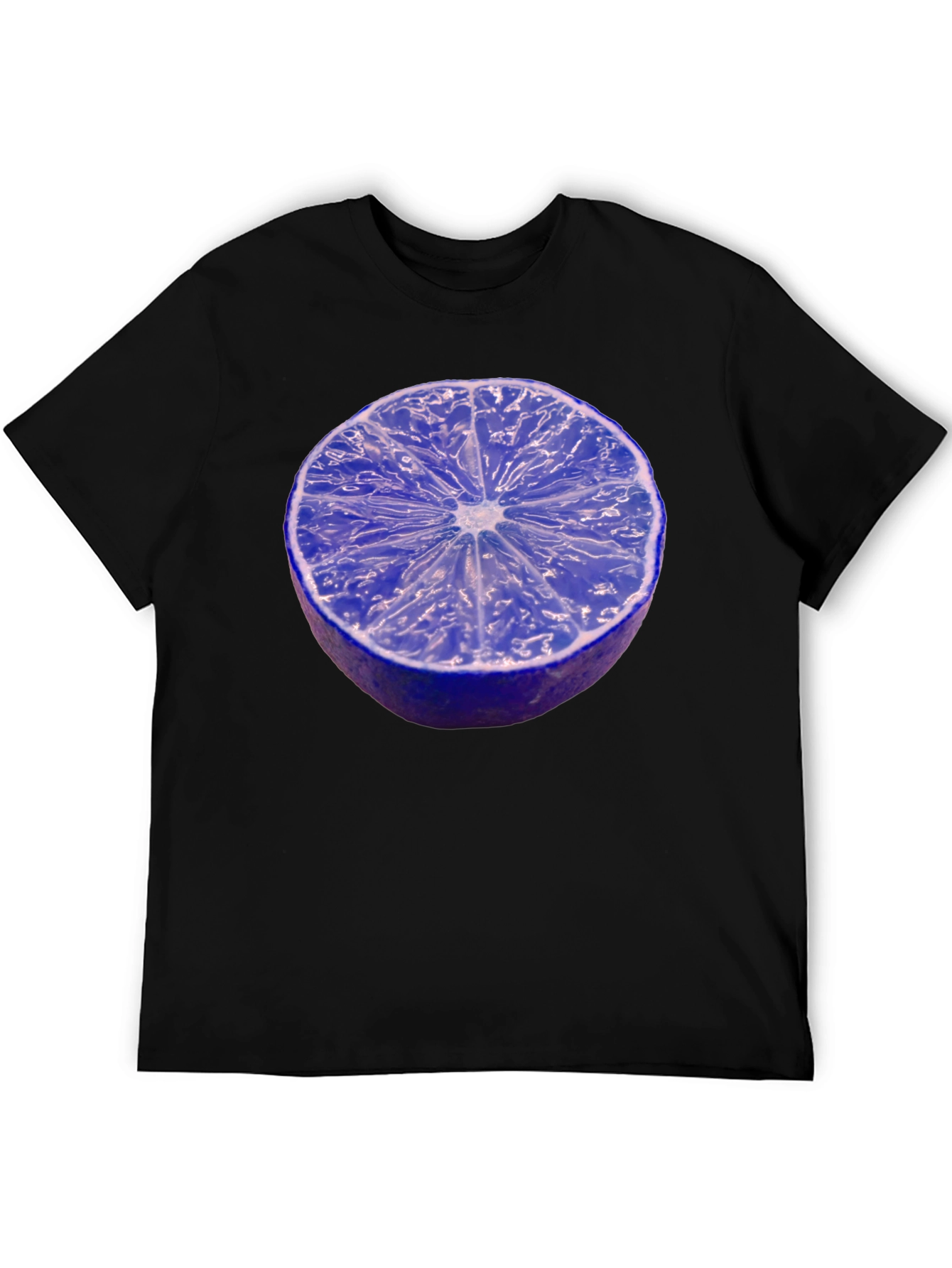 Blue Lemon Graphic Tee - Stylish Fruit Shirt