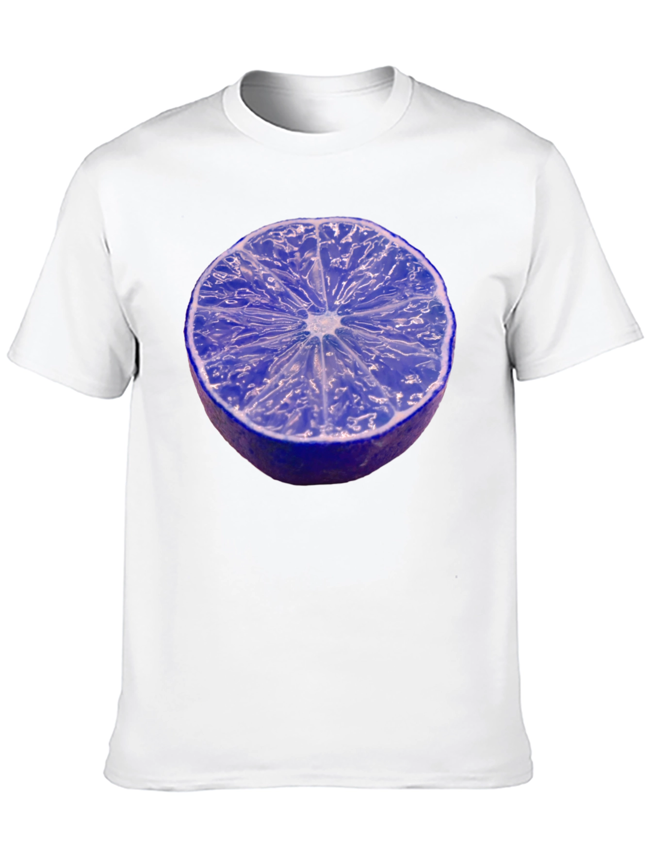 Blue Lemon Graphic Tee - Stylish Fruit Shirt