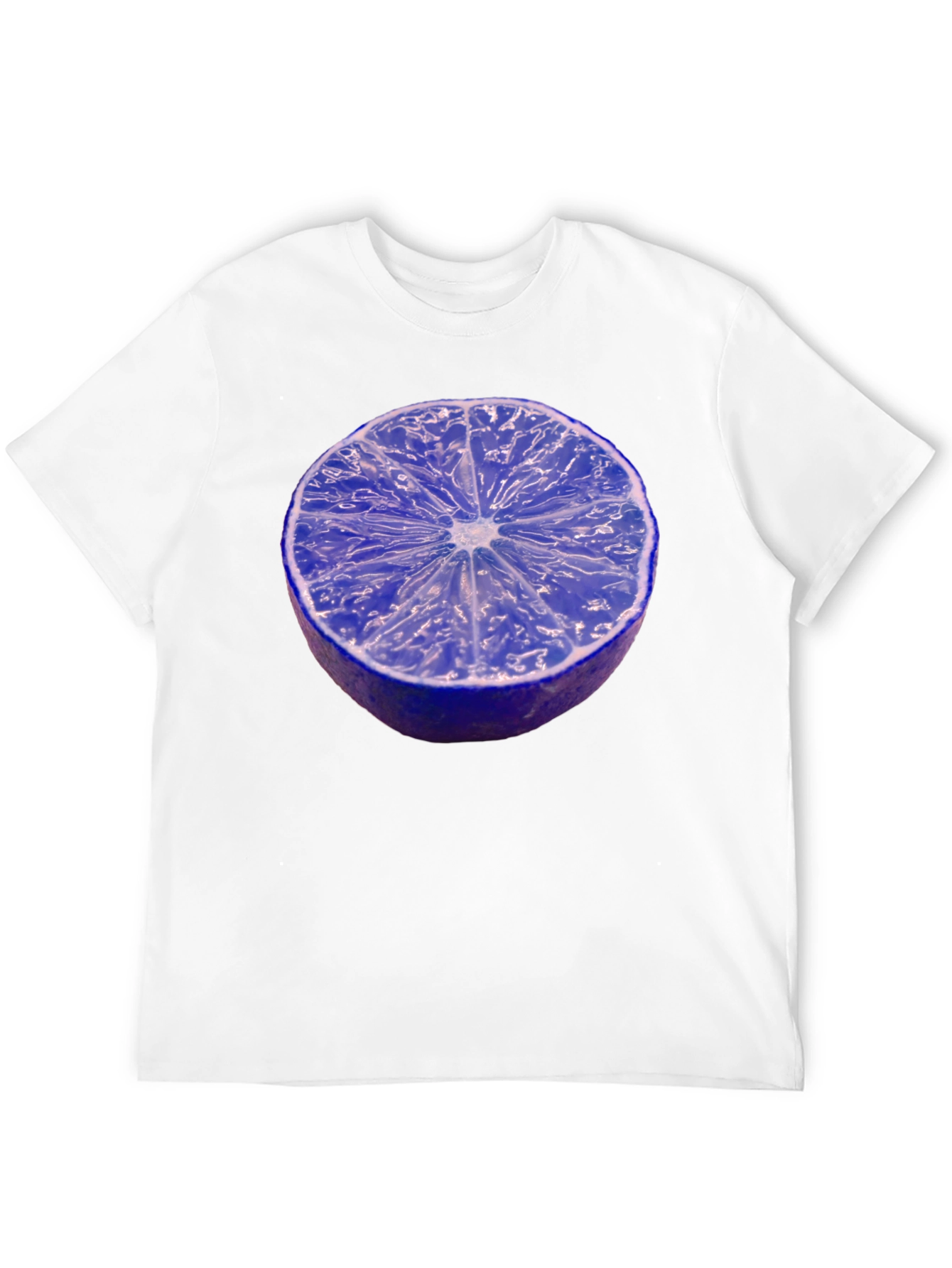 Blue Lemon Graphic Tee - Stylish Fruit Shirt