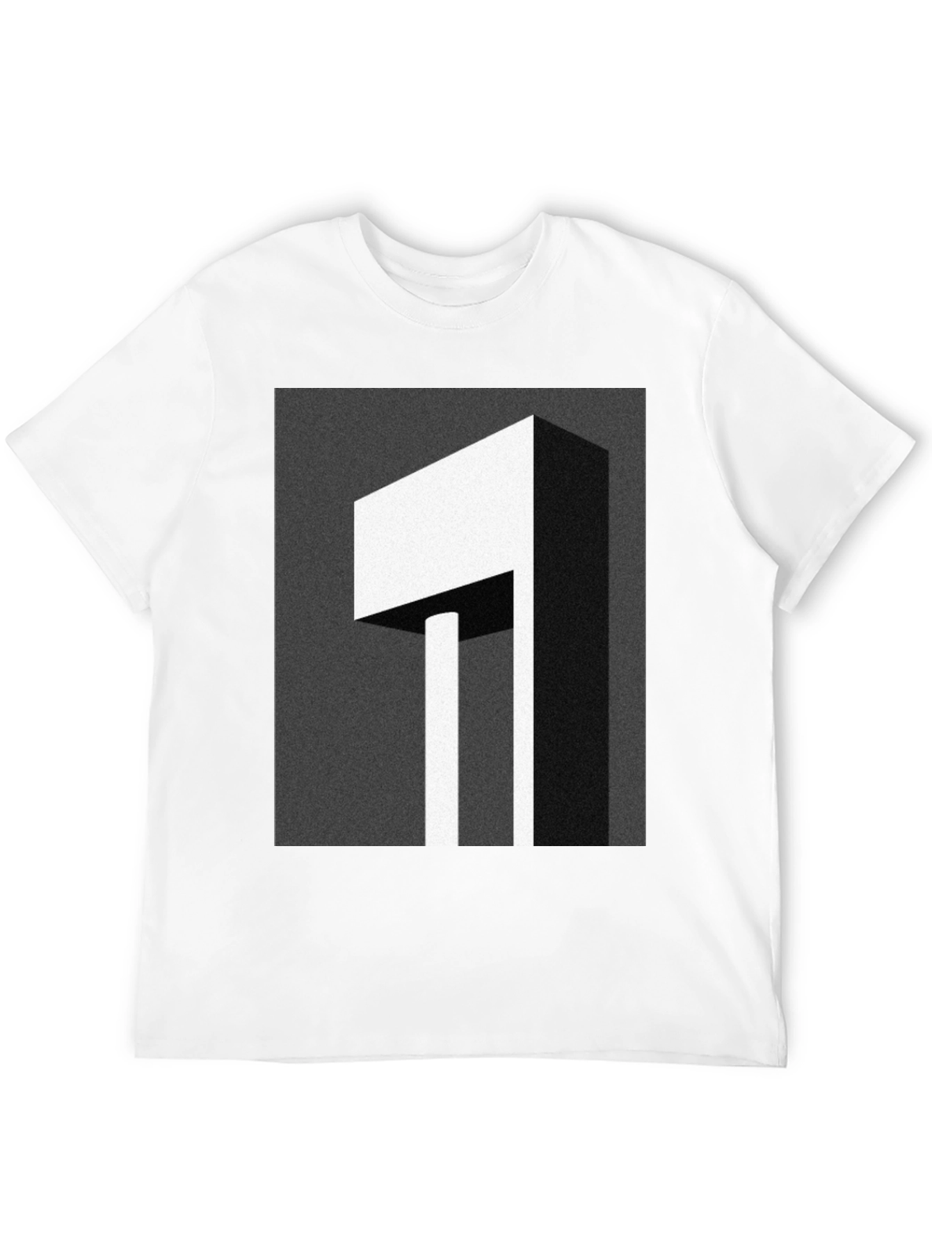 Abstract Geometric Graphic Print T-Shirt
