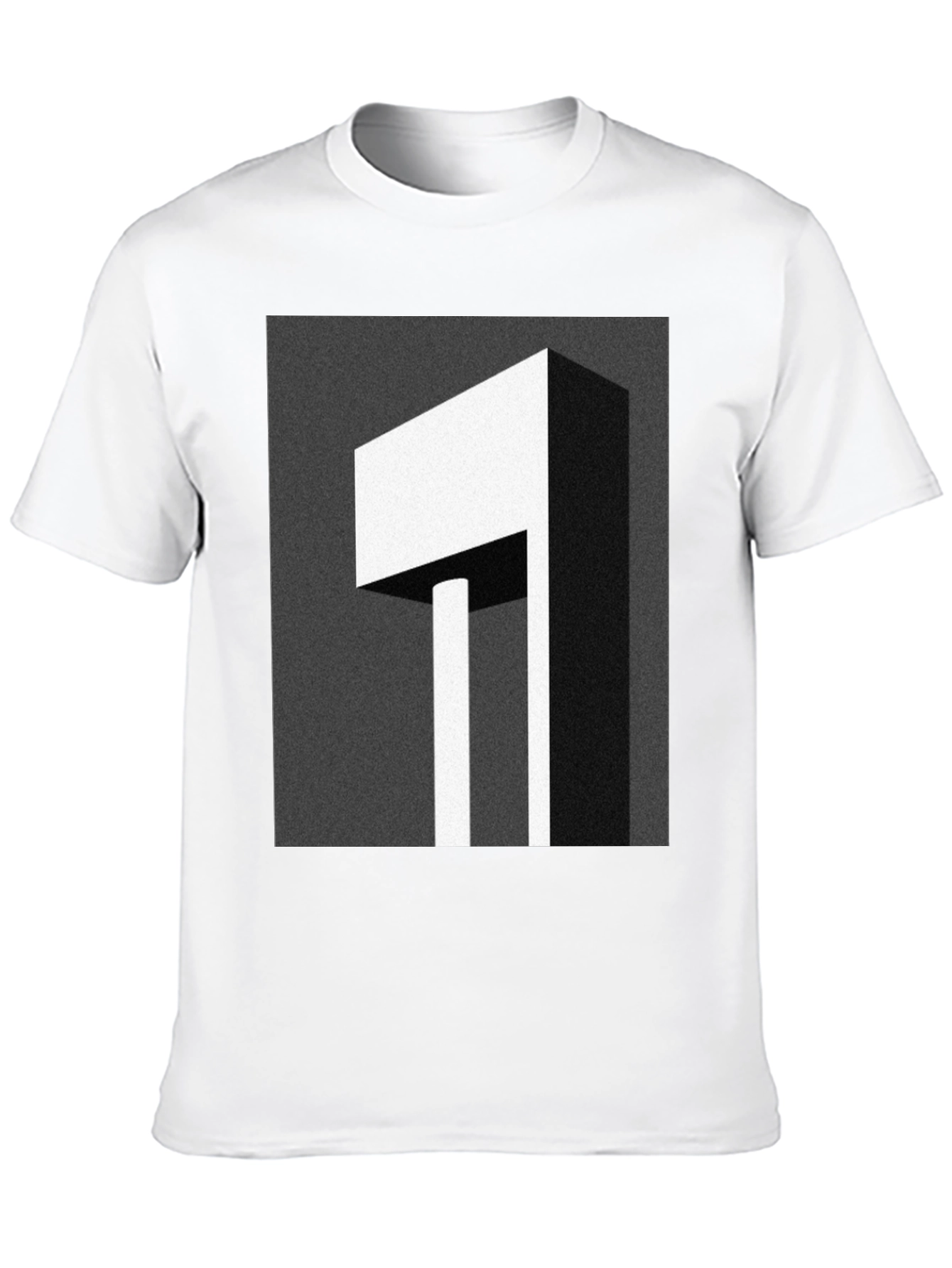 Abstract Geometric Graphic Print T-Shirt