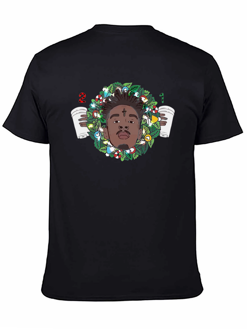 21 Savage Christmas Wreath T-Shirt