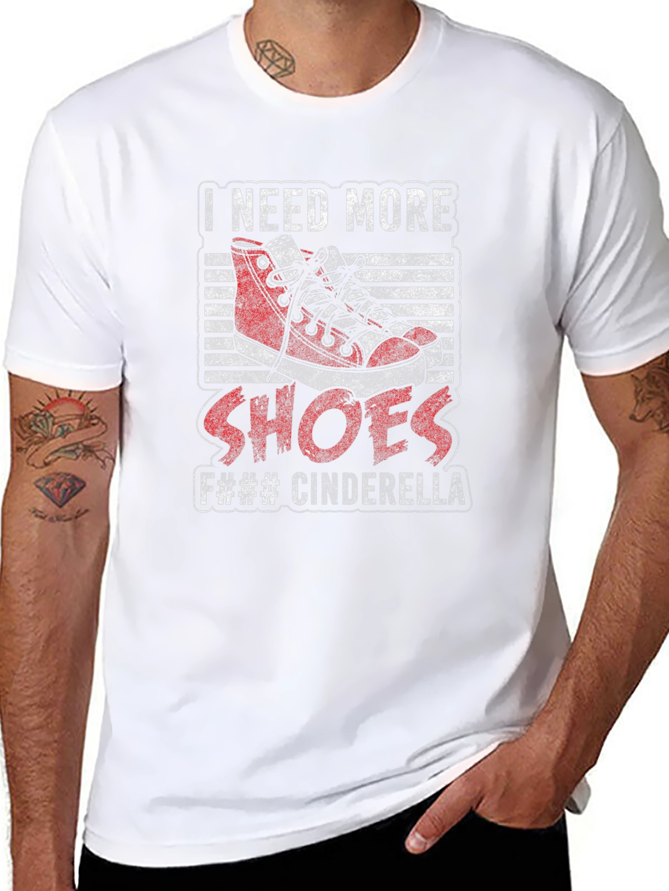 I Need More Shoes T-Shirt - Funny Cinderella Tee