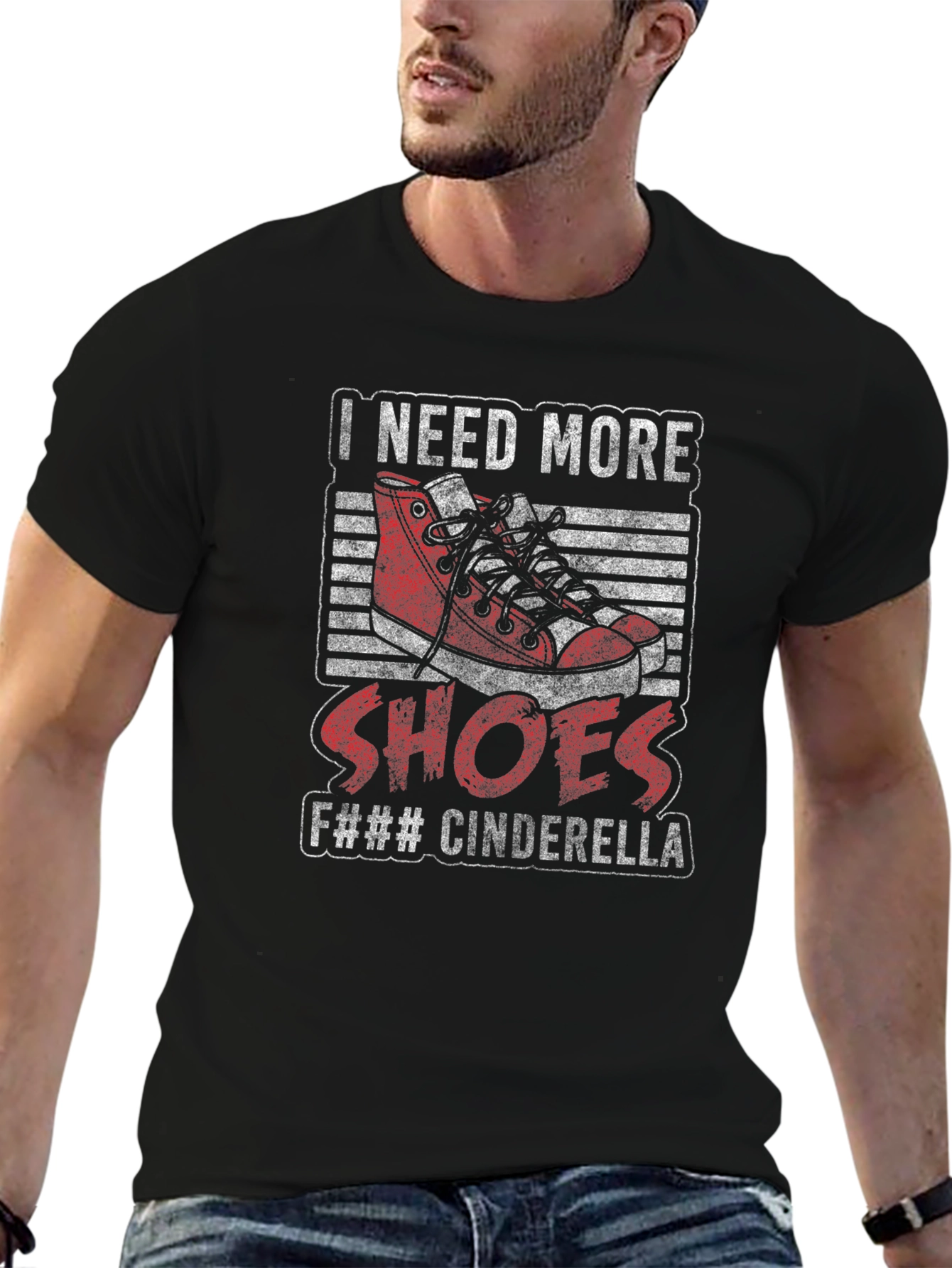 I Need More Shoes T-Shirt - Funny Cinderella Tee