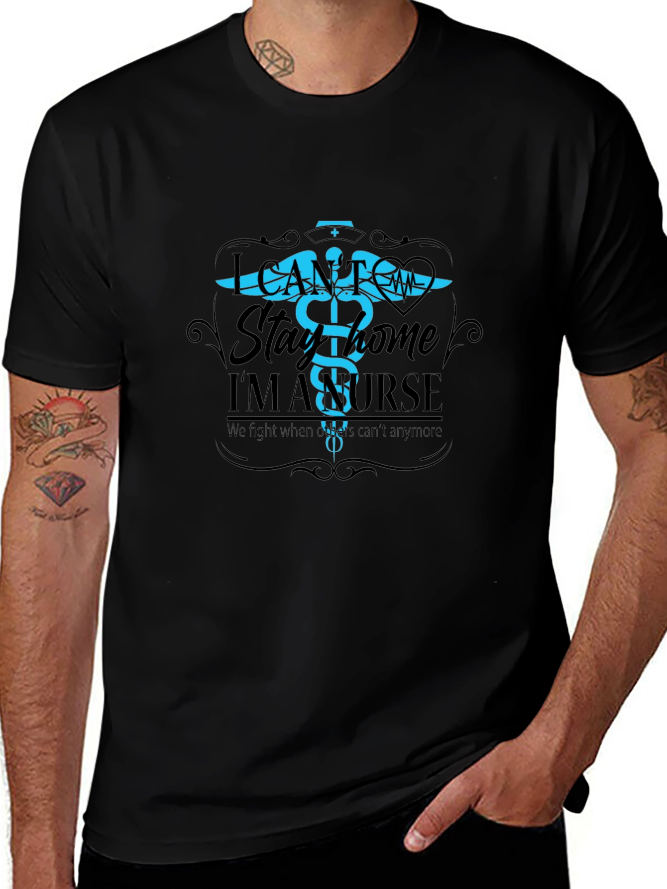 I Cant Stay Home Im A Nurse T-Shirt