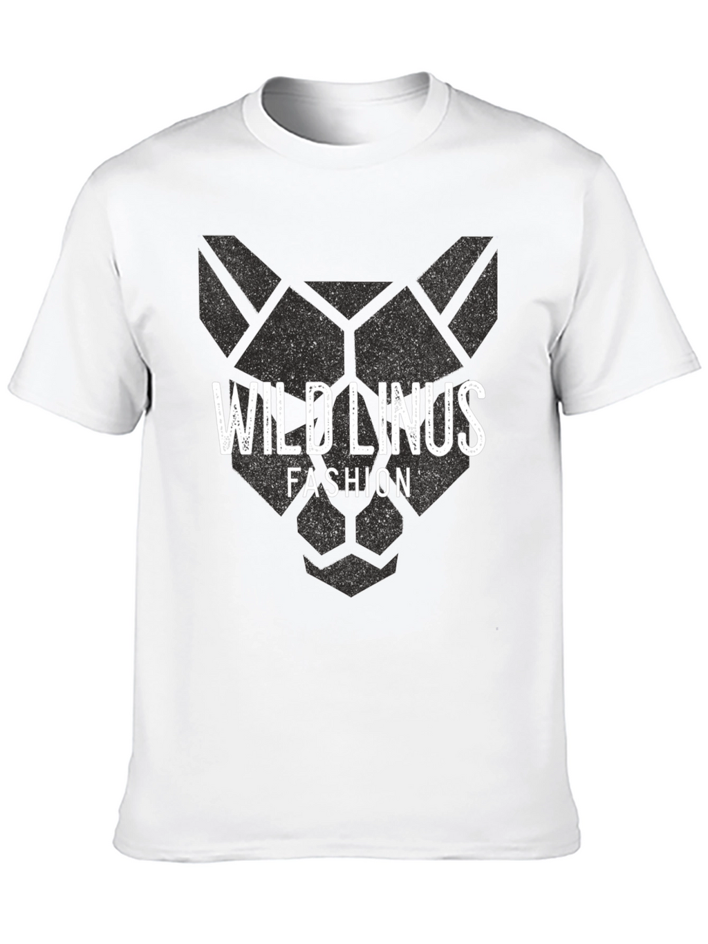 Wild Linus Fashion Black Graphic T-Shirt