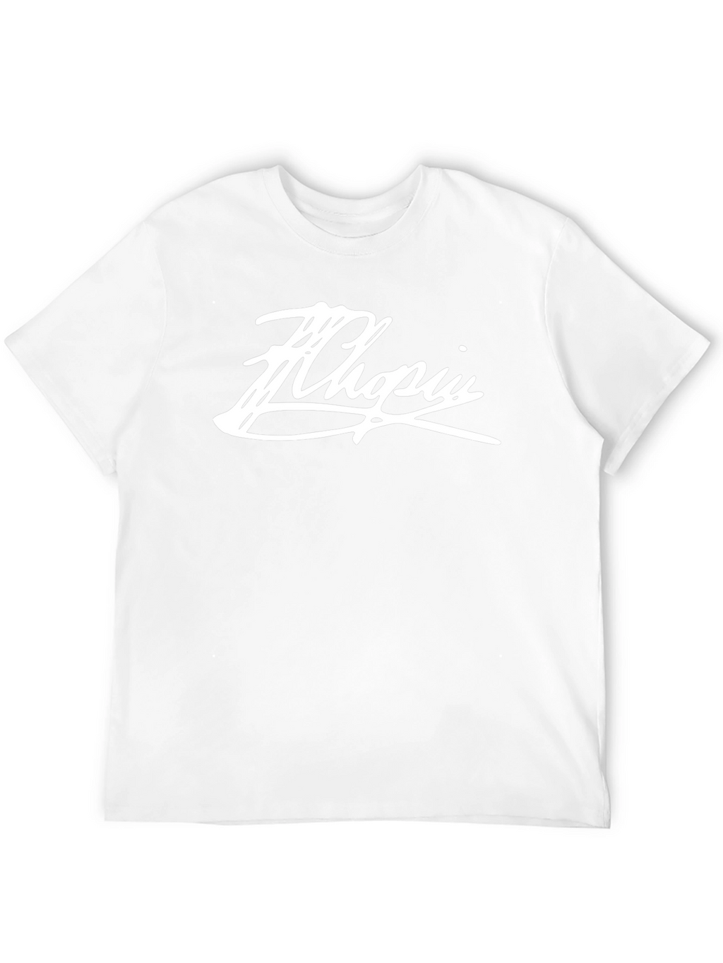 Chopin Script Tee - Black Graphic T-Shirt