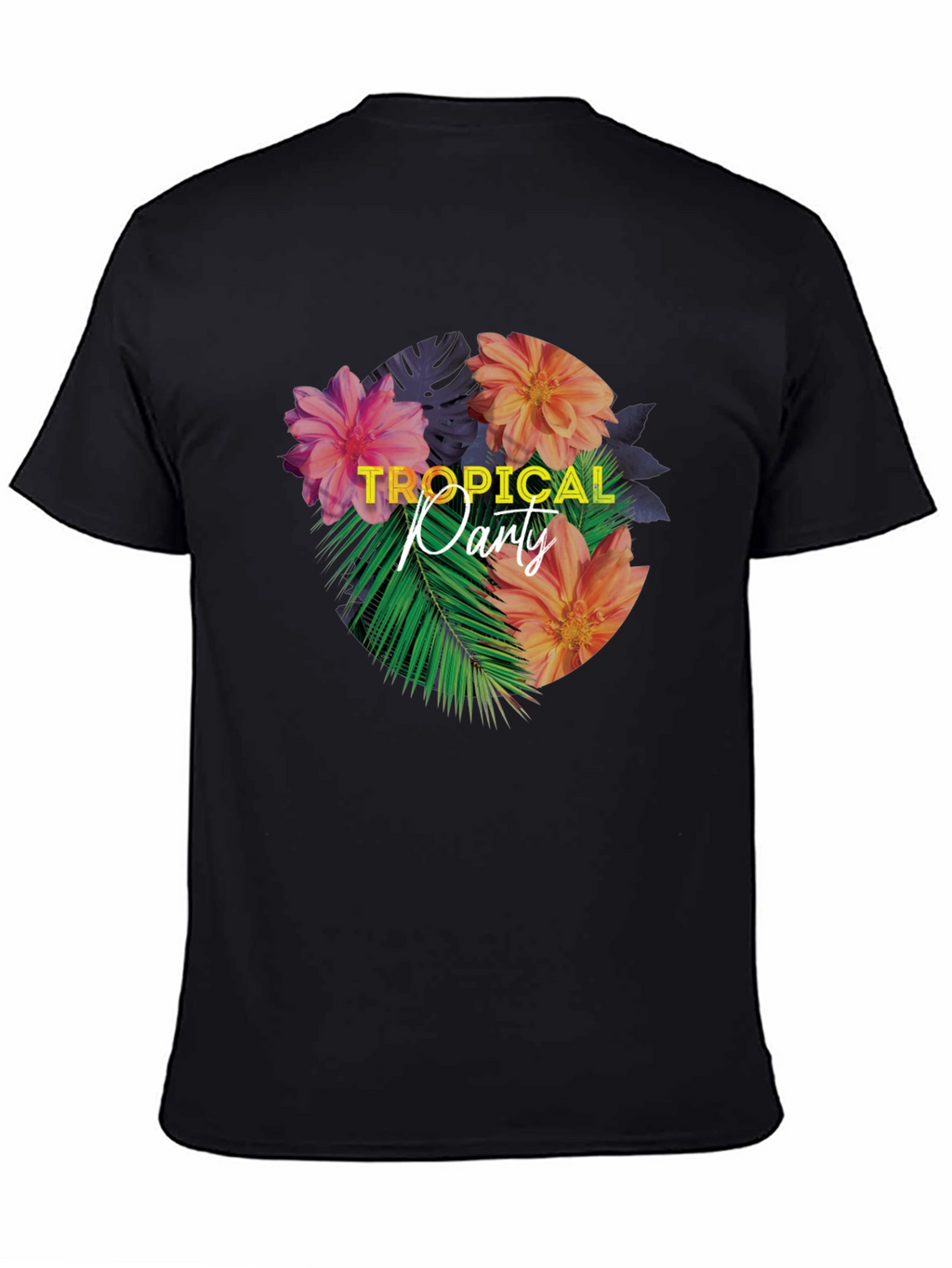 Tropical Party Floral Graphic T-Shirt